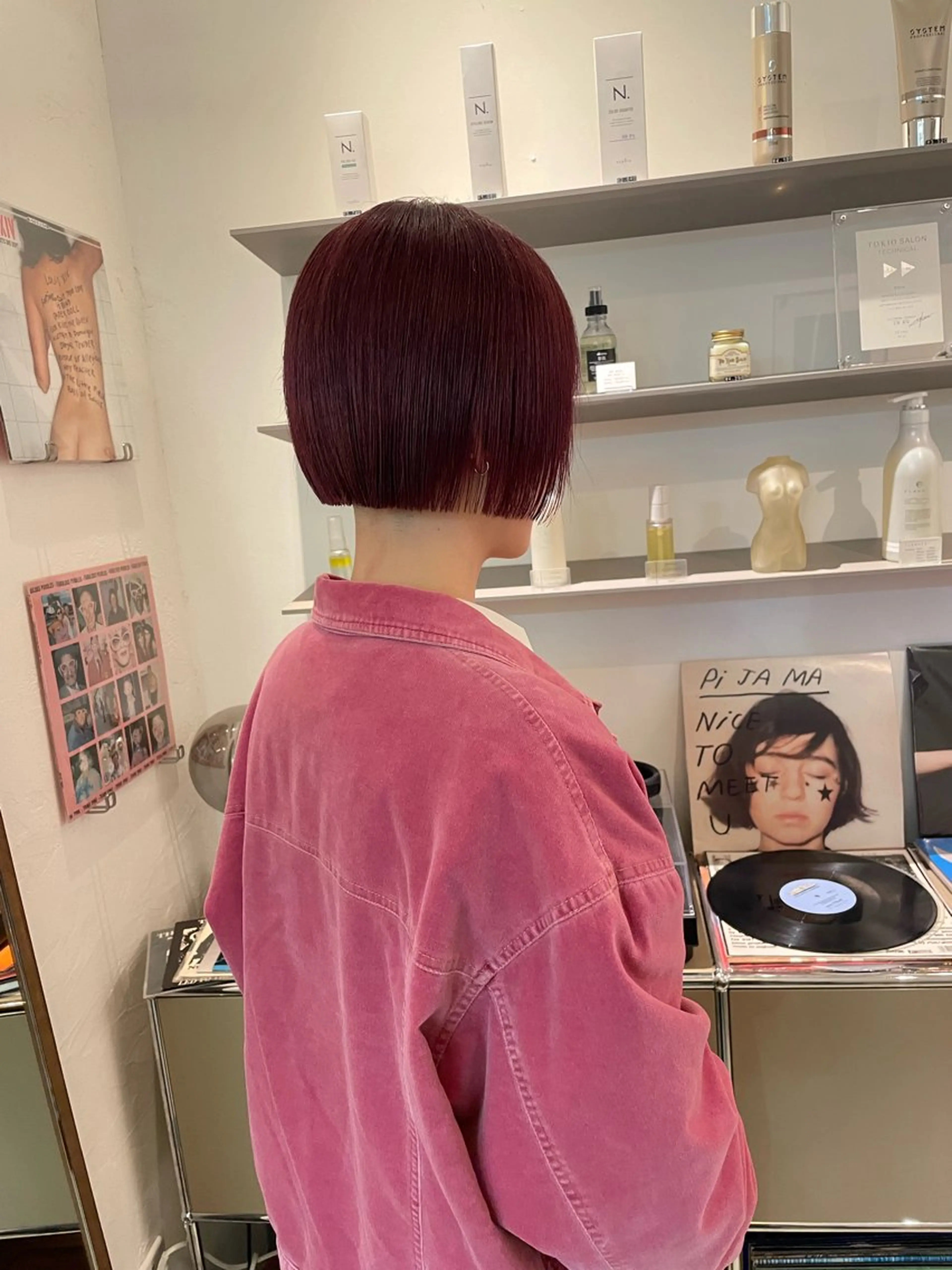 ショート ボブ HITOMI 福岡パーマのヘアスタイル