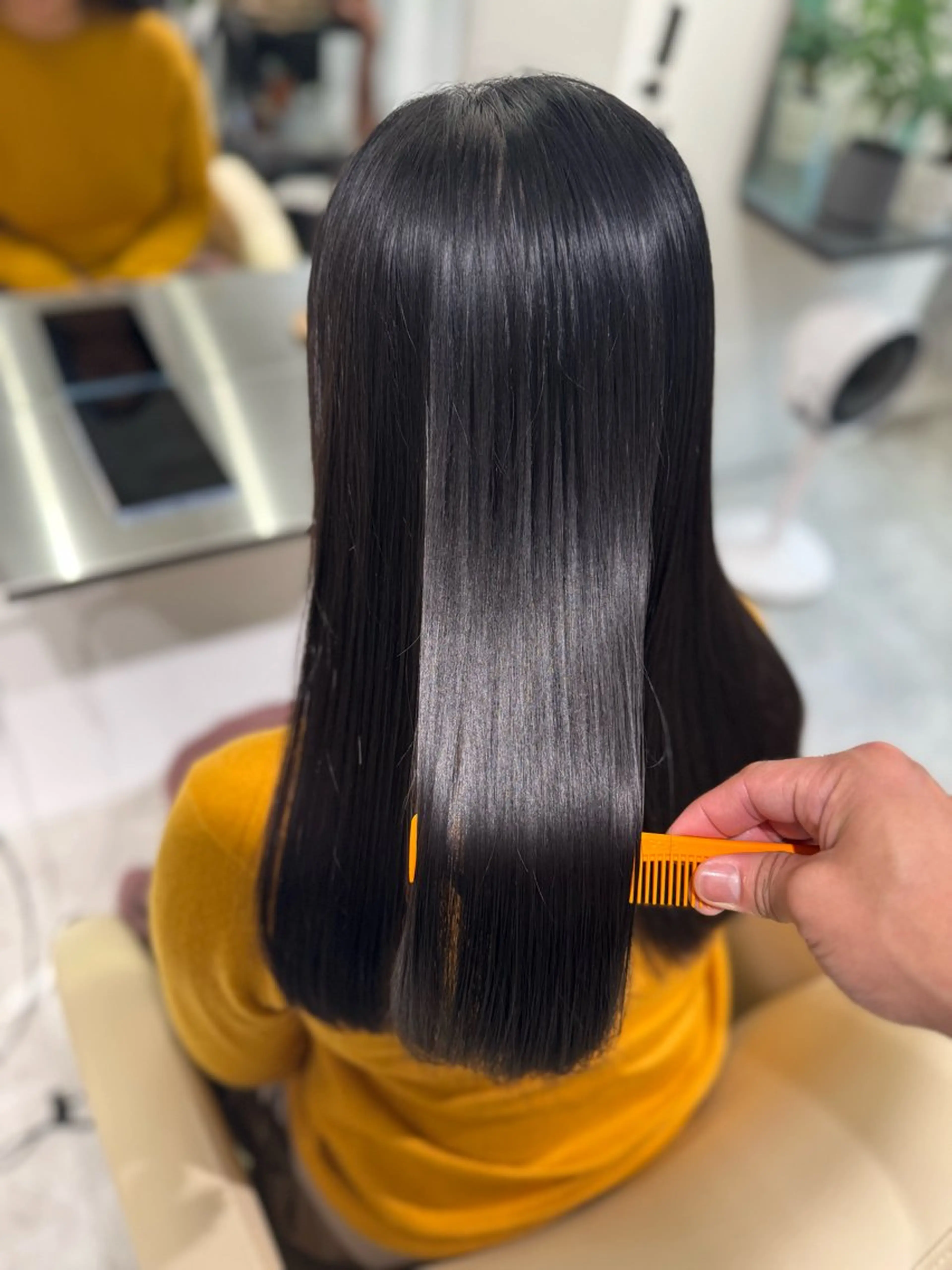 ロング 髪質改善 夜23時まで予約🉑 reverieあきらのヘアスタイル