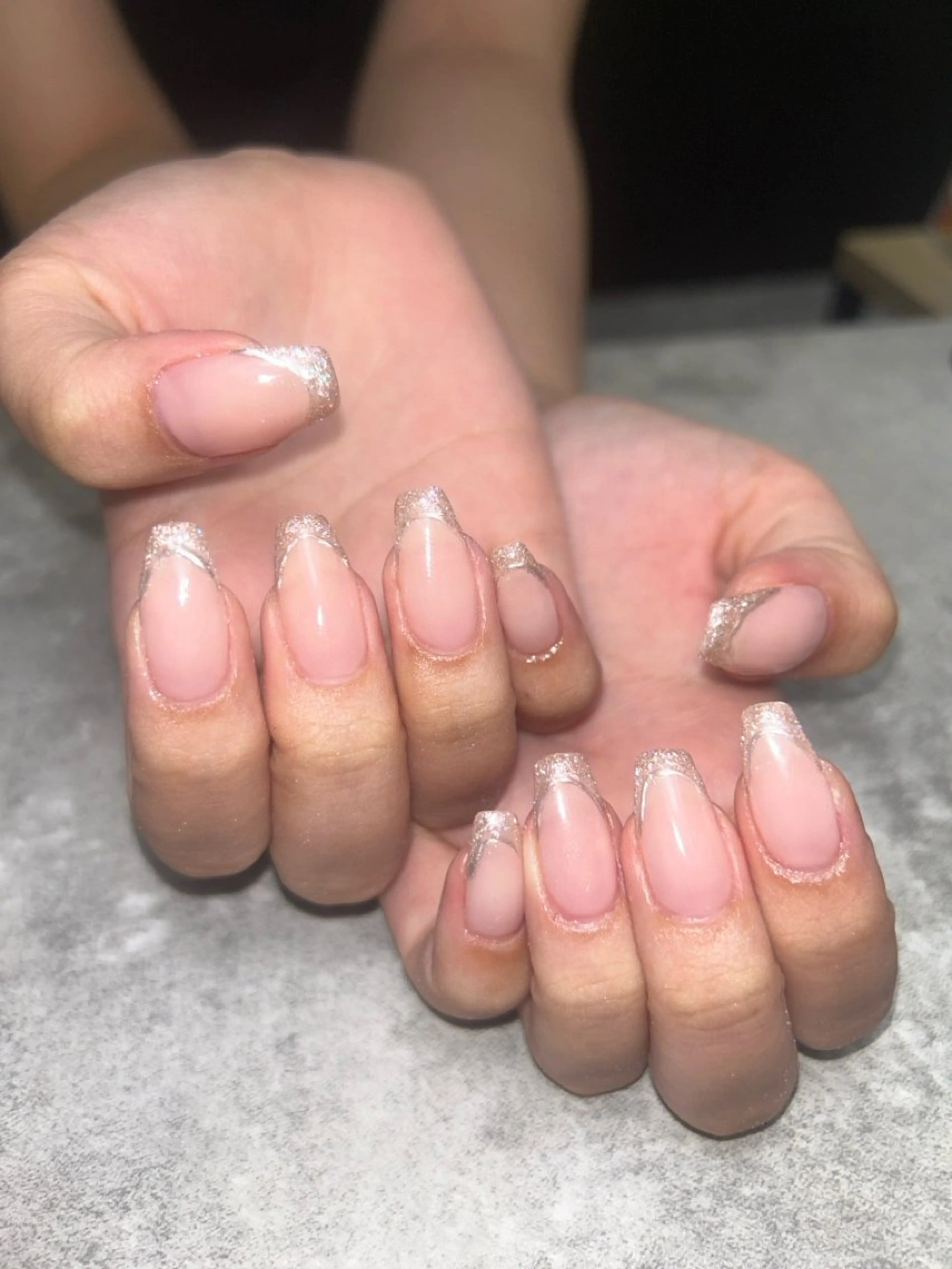 ネイル フレンチネイル グラデーション ミラーネイル ワンカラーネイル Naru Kelinailのネイルデザイン