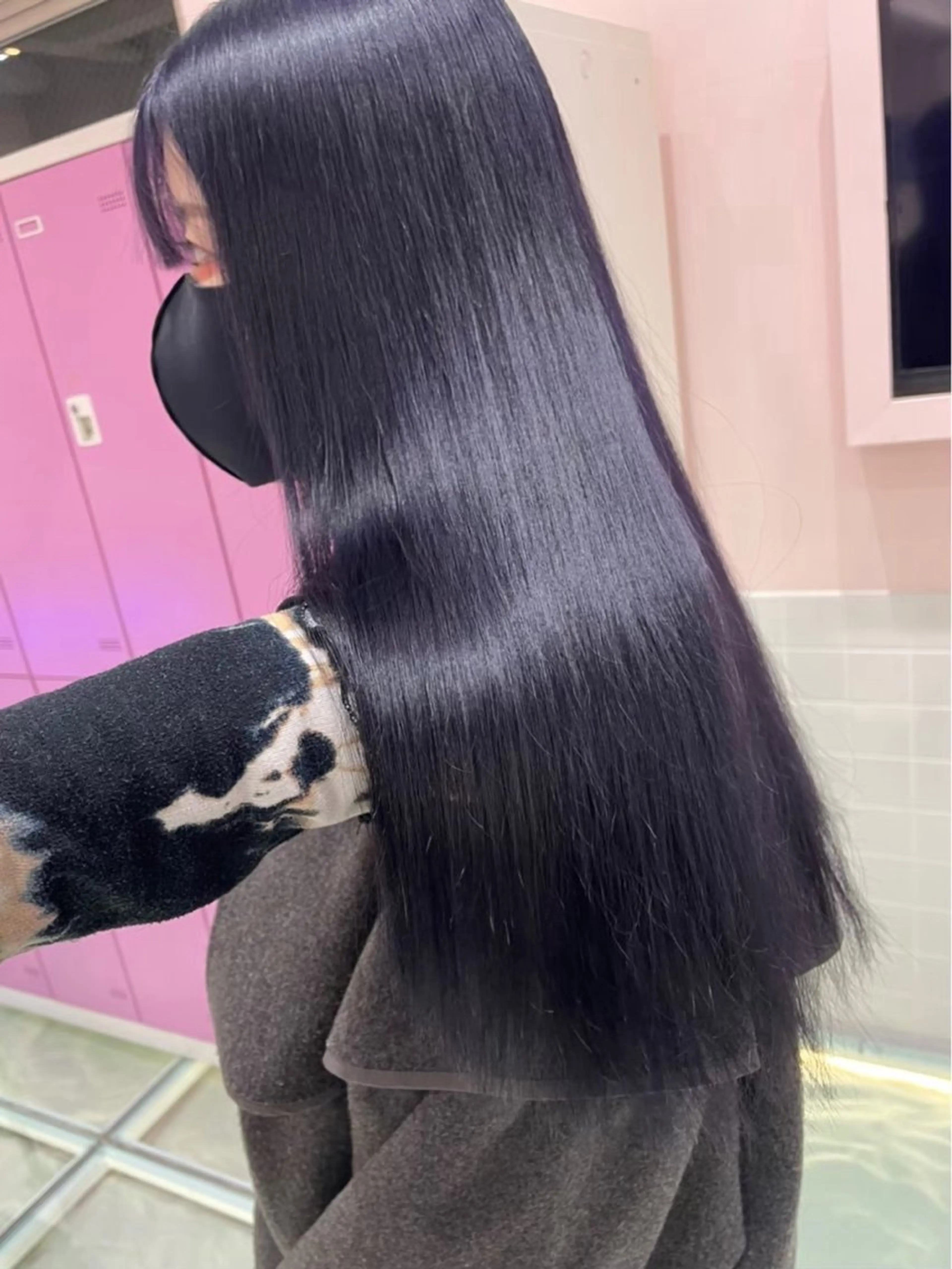 【寒色系🫐】ダブルカラー🌀（ブリーチ1回込み）＋トリートメント🪷🫧の写真