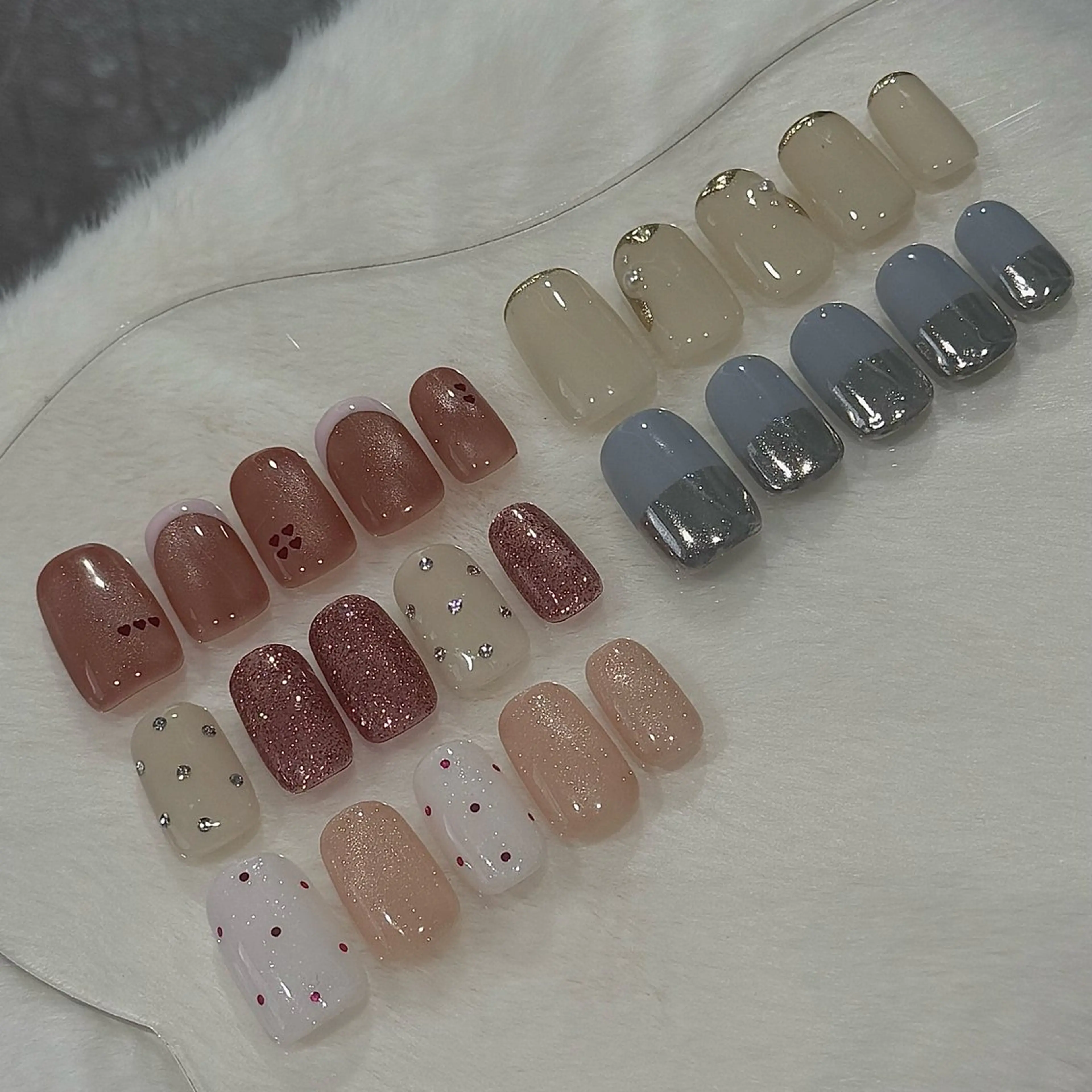 モニター価格⸝⋆*【ハンド】シンプルデザイン／オフ無(サンプルあり)の写真