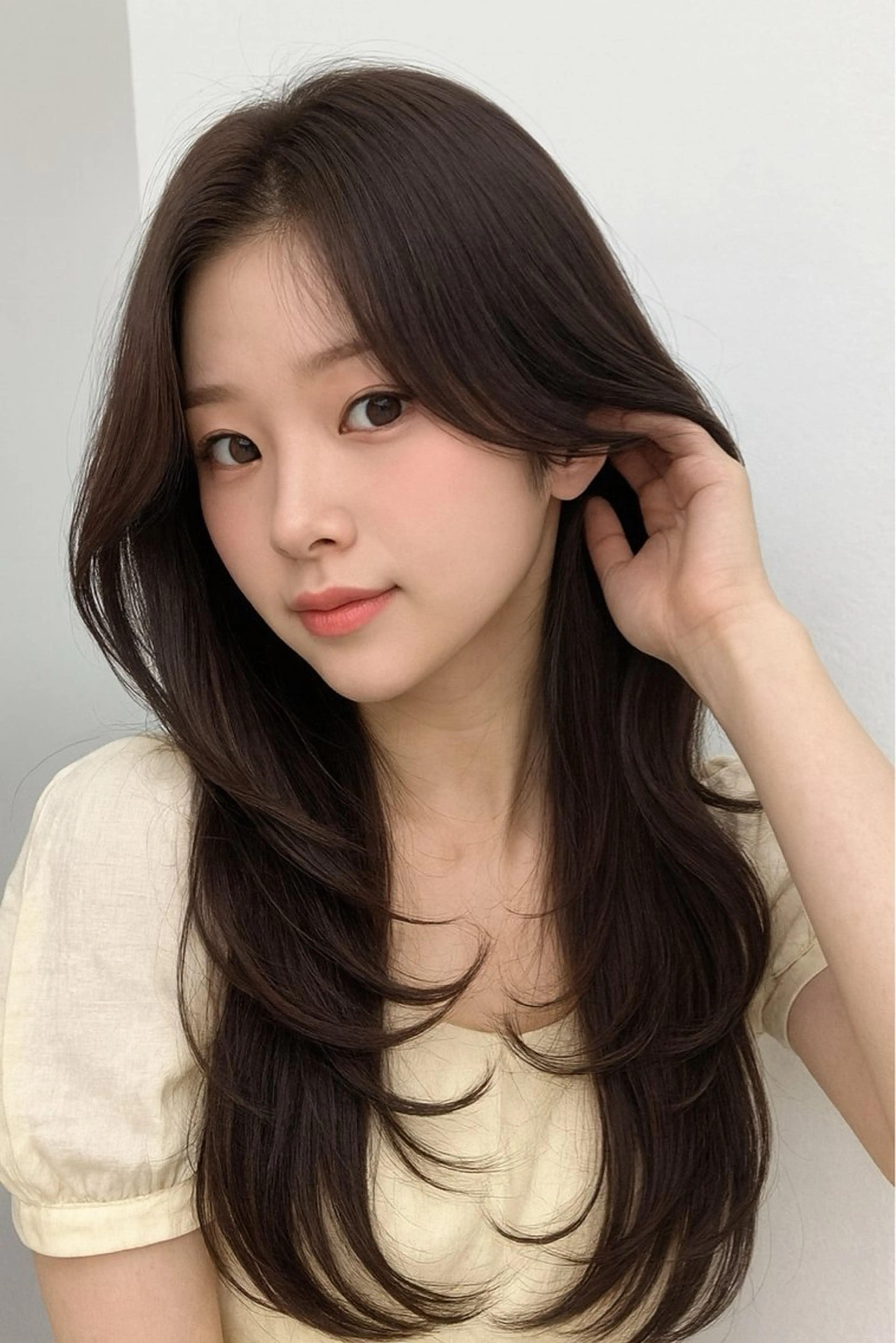 セミロング カット ヘアカラー トリートメント KANA🌷 髪質改善のヘアスタイル