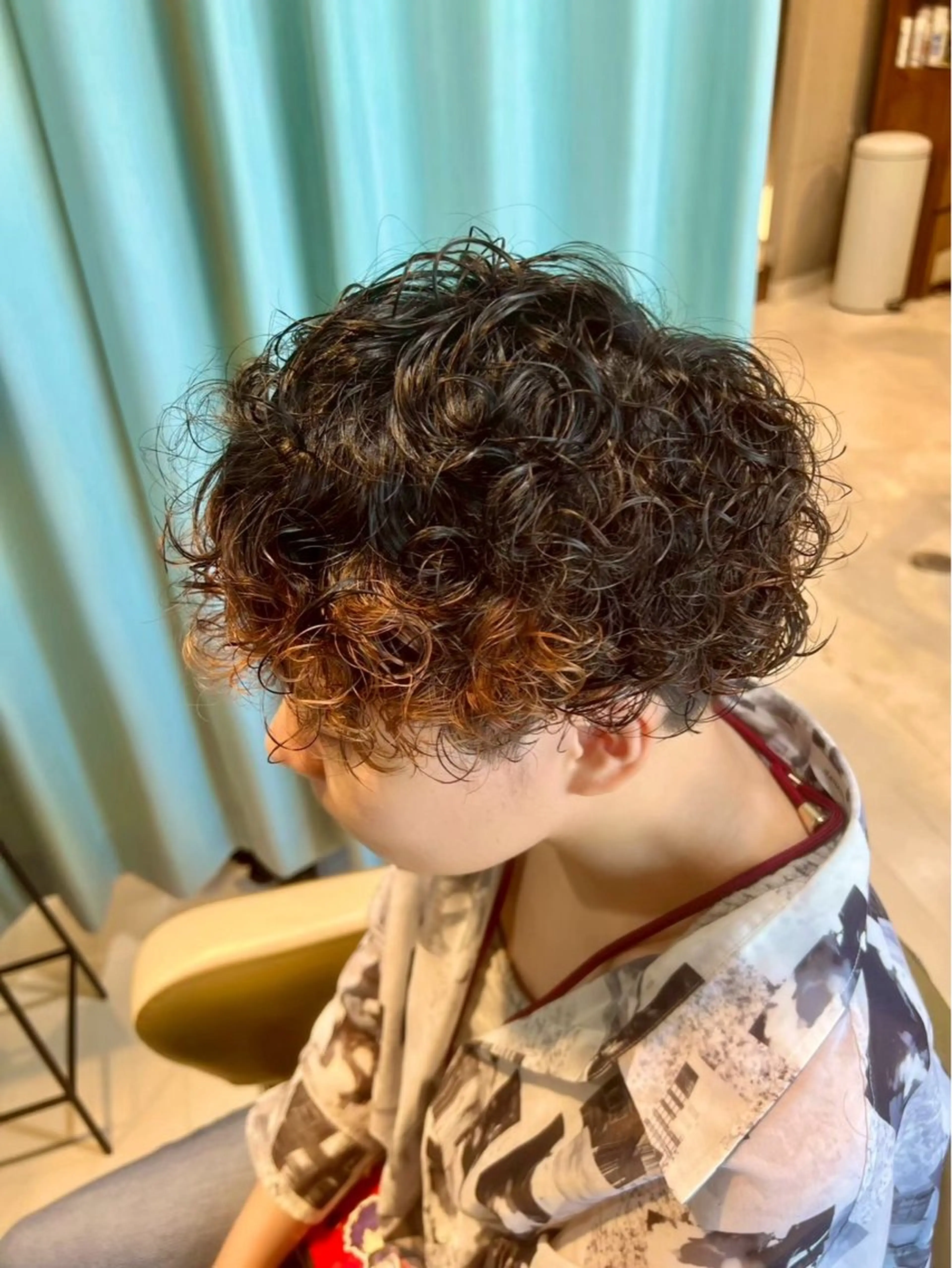 ショート パーマ カット パーマ 野中 大河のヘアスタイル