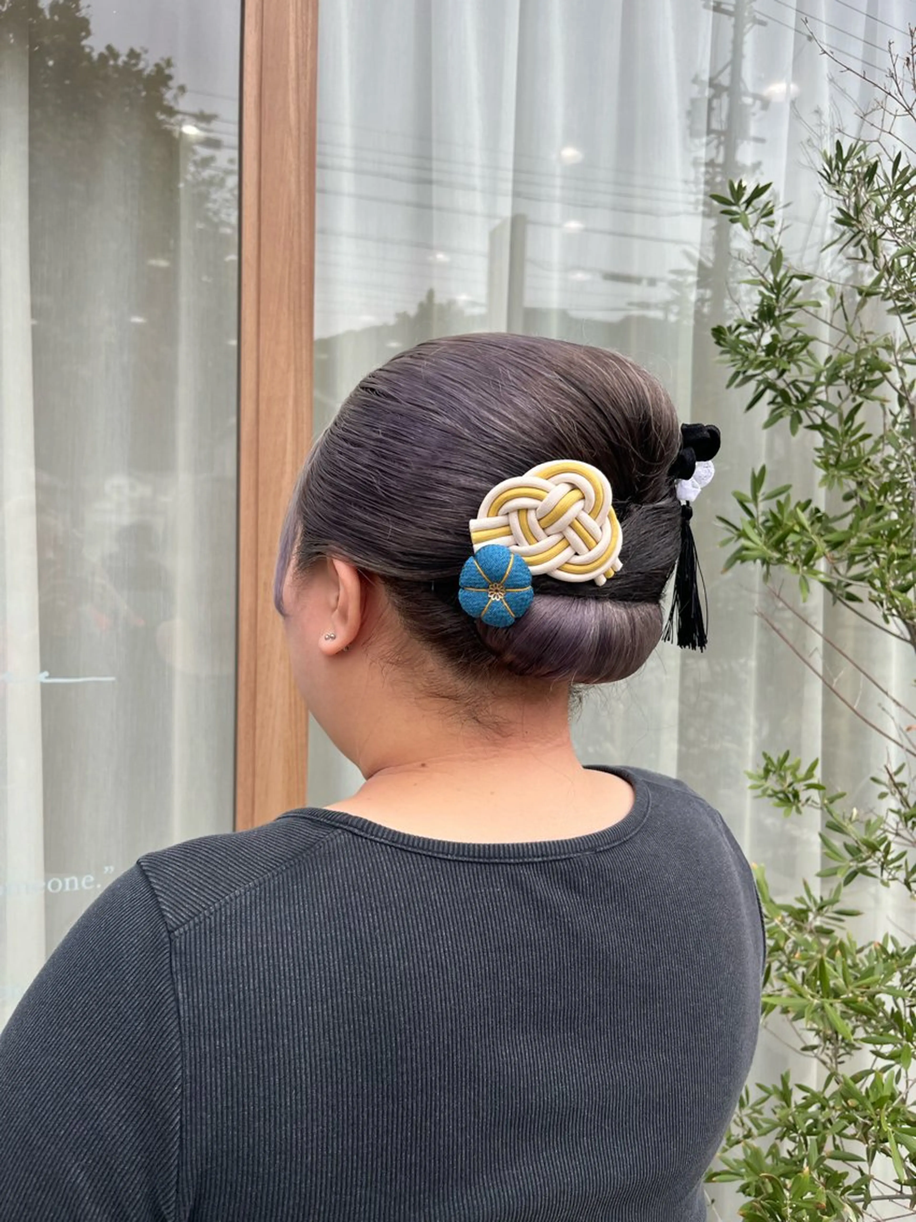 ロング ヘアアレンジ ヘアセット mei/艶髪/透明感 カラー/ヘアセットのヘアスタイル