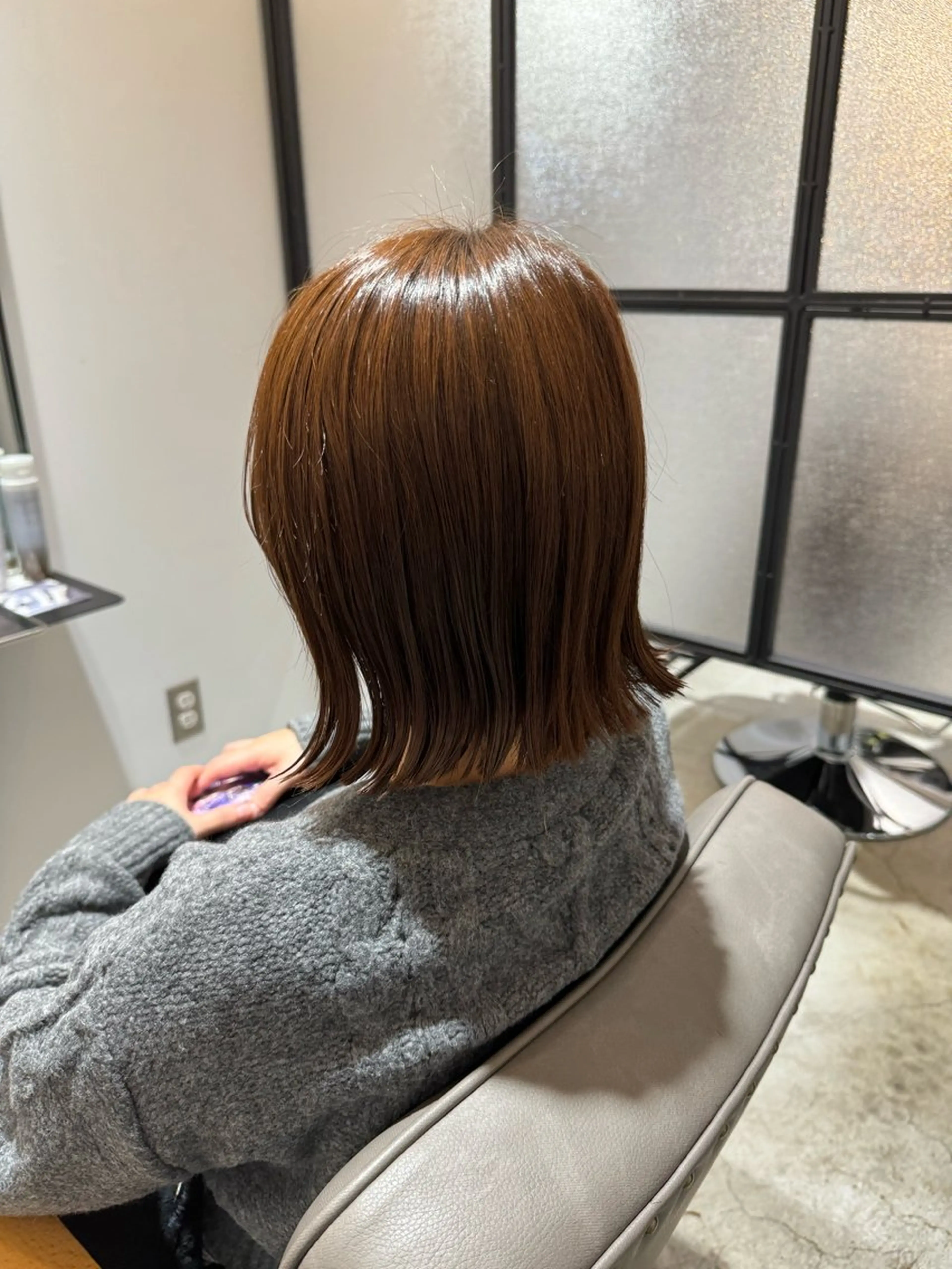 ミディアム ヘアカラー トリートメント 髪質改善専門サロン/ 透明感カラー齊藤謙介のヘアスタイル
