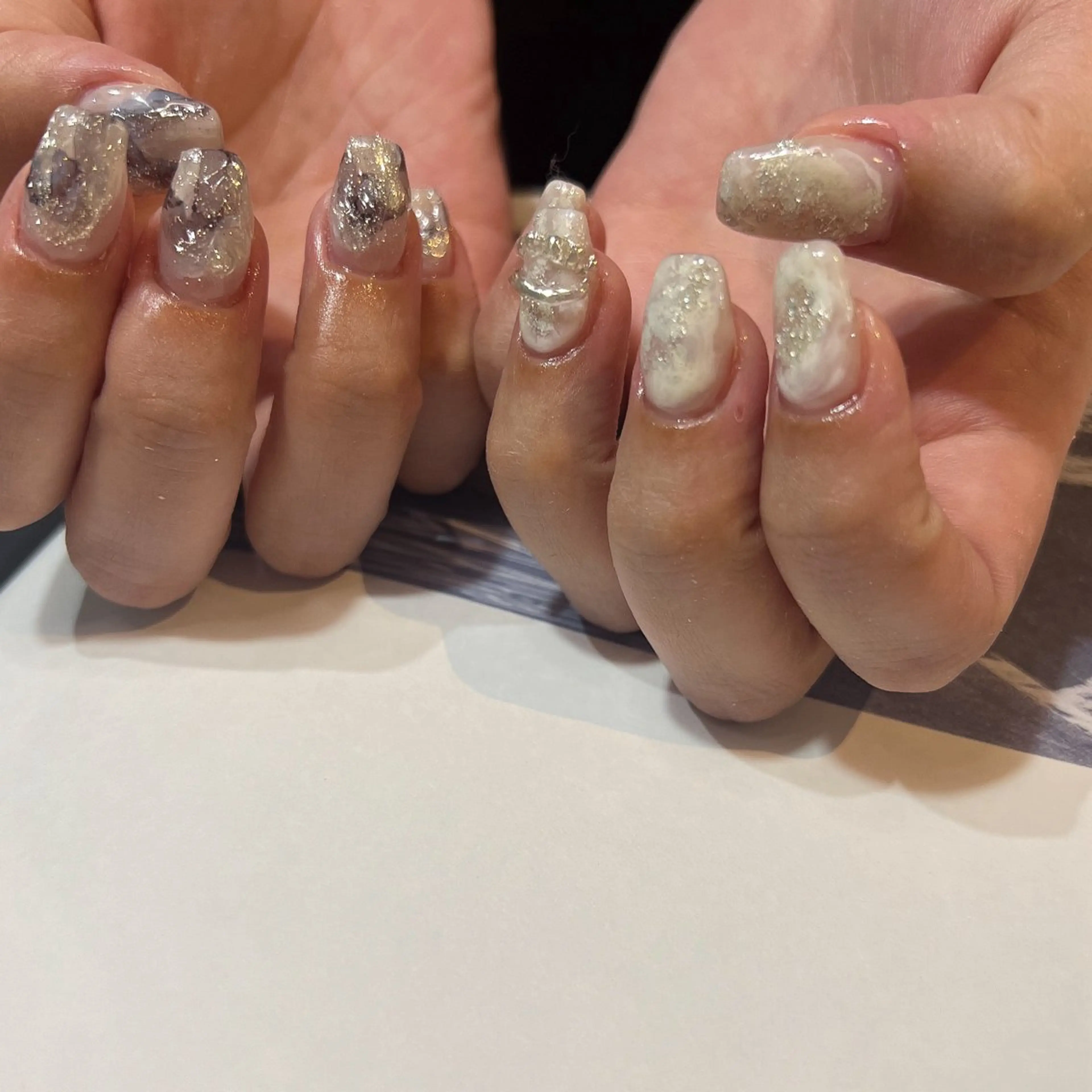 *ハンドジェルネイル*アート有り¥7700〜¥12000+Ask※アートによってお値段変わります ご新規様オフ無料の写真