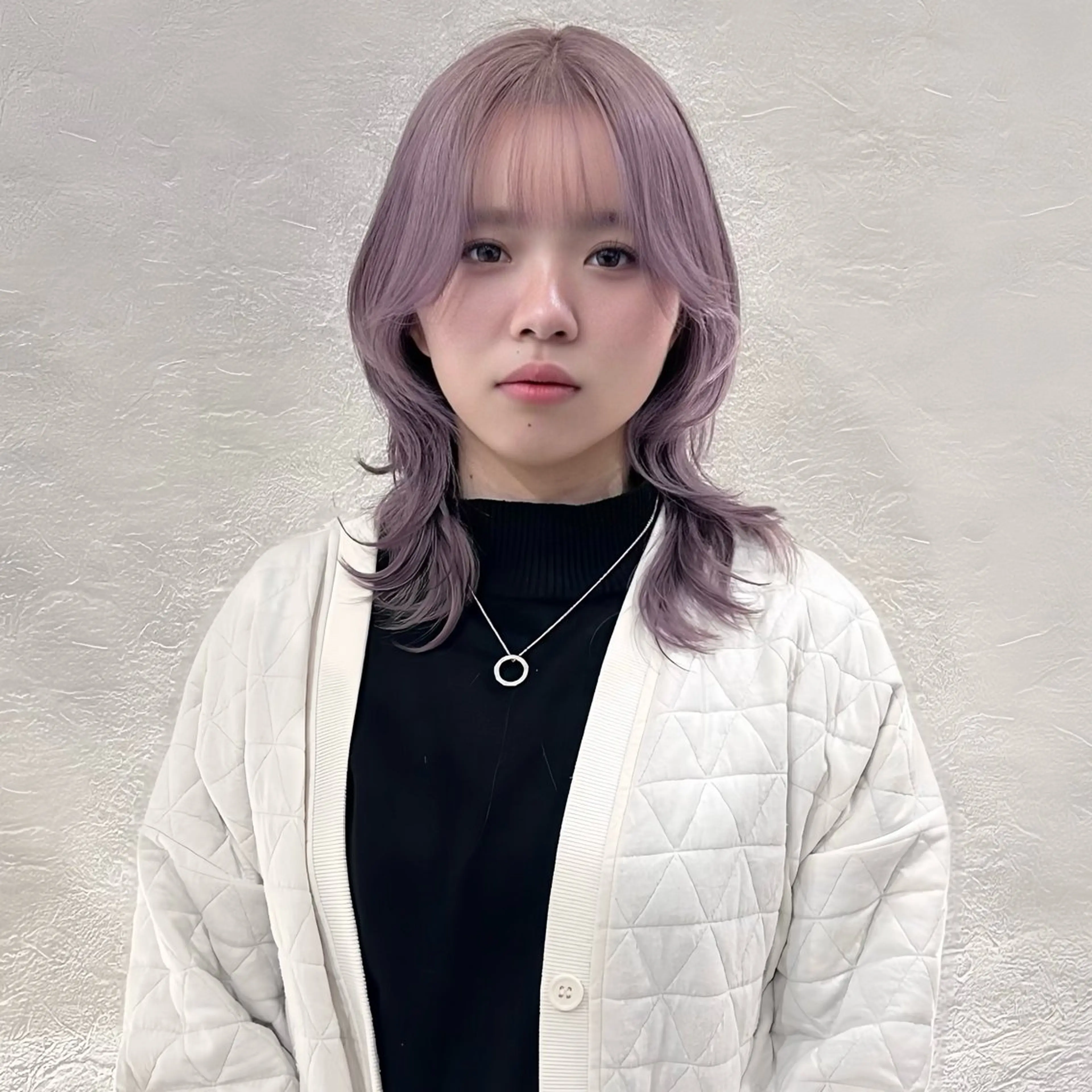 ミディアム カラー 井手 孔介のヘアスタイル