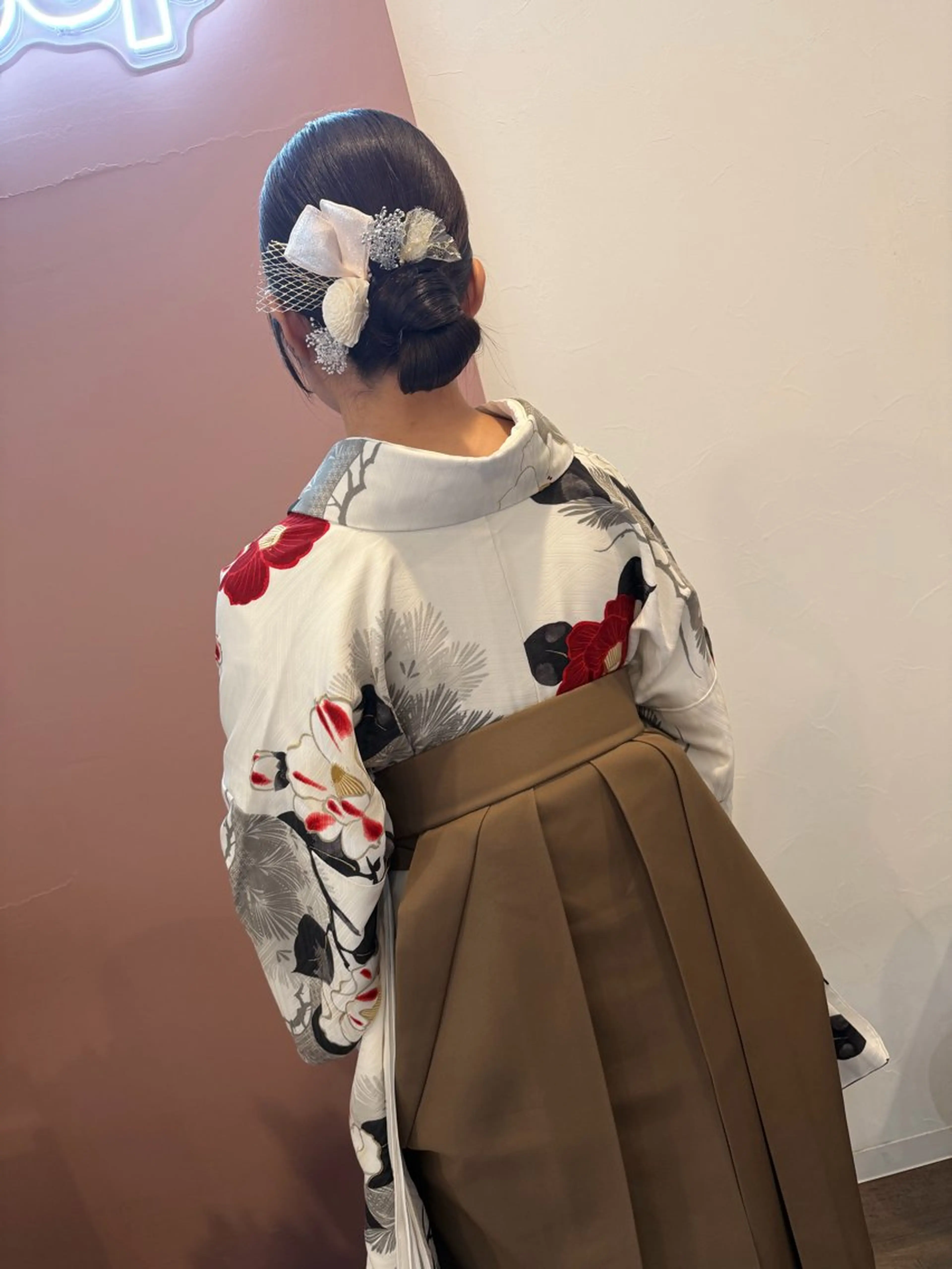 セミロング ヘアアレンジ 着付け pep natsumiのヘアスタイル