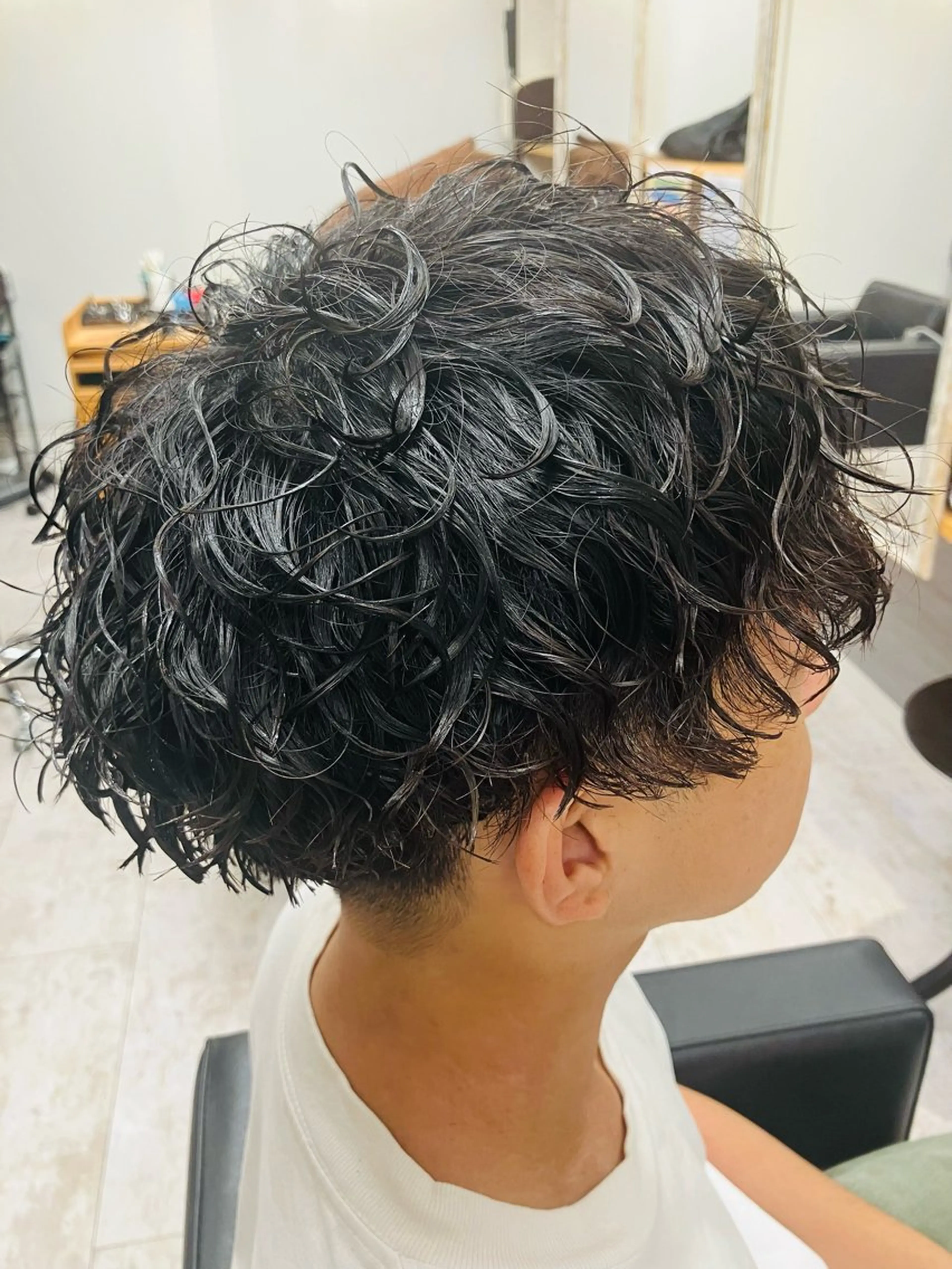 パーマ メンズ カット パーマ メンズ特化/パーマ/ フェードWATARUのヘアスタイル