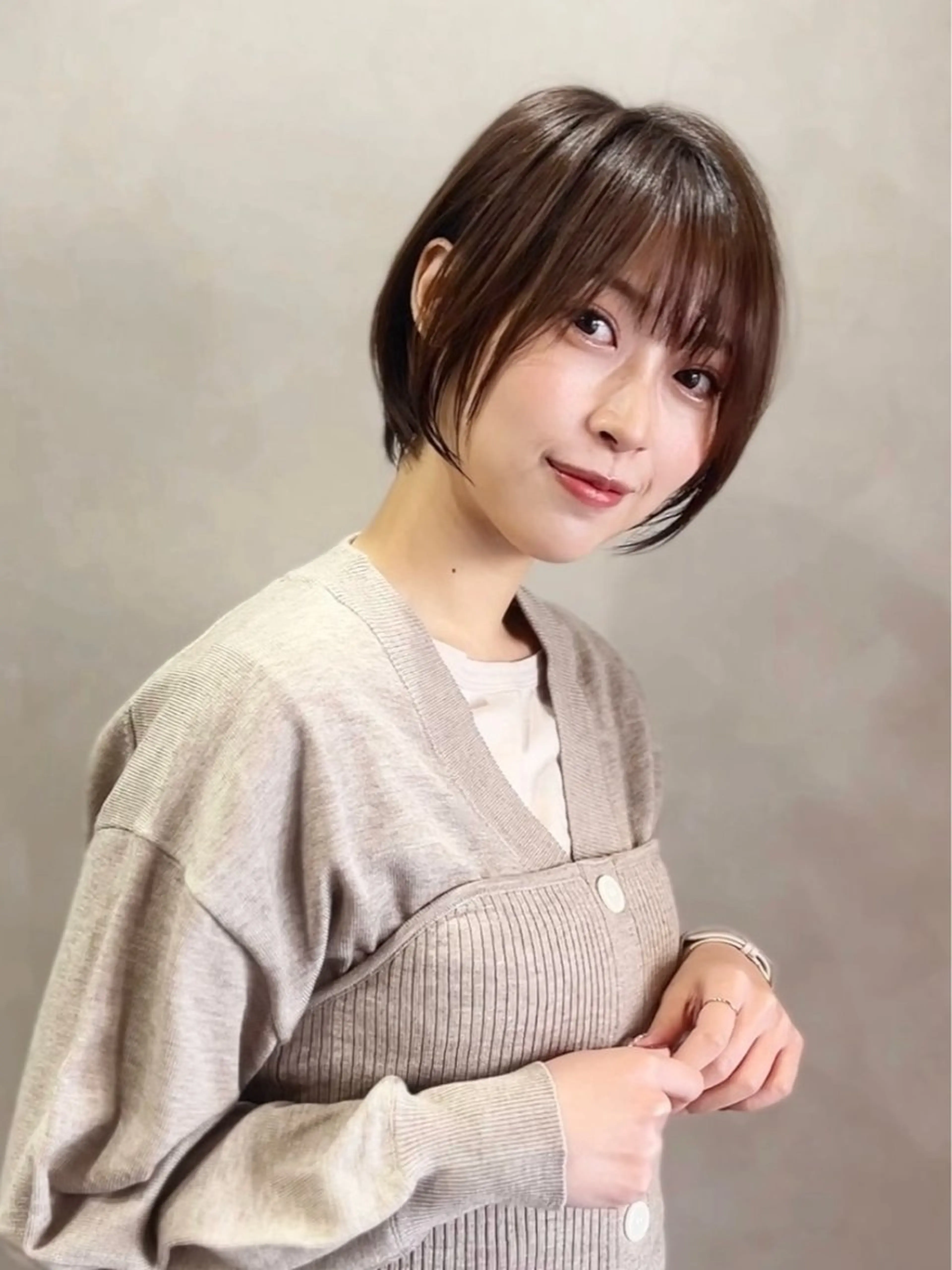 ショート カラー 瀧　元気/ショート/ 白髪ぼかし/髪質改善のヘアスタイル