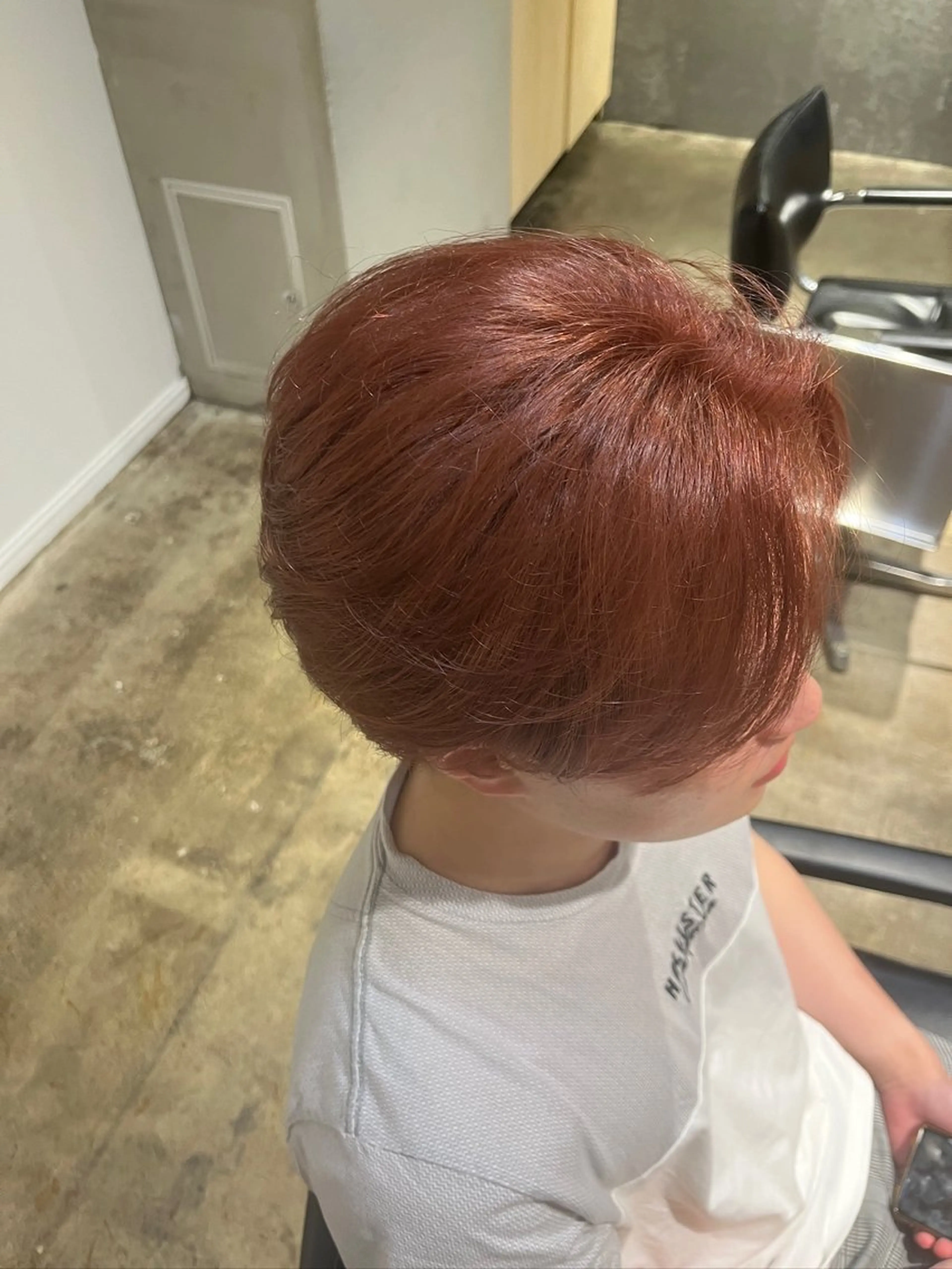 カラー メンズ ヘアカラー ナカムラ ハルのヘアスタイル