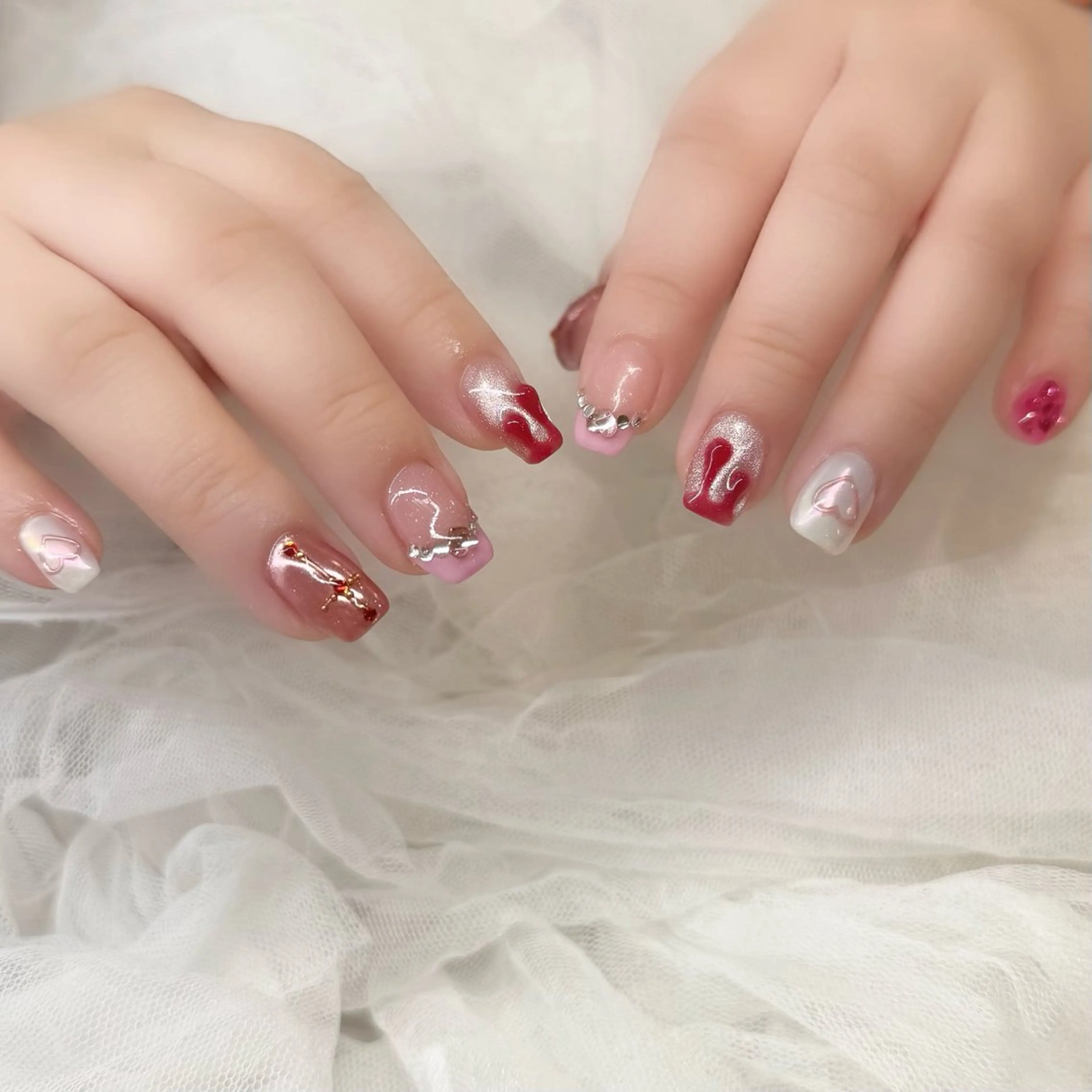 ネイル ハンドネイル 新井 ひなののネイルデザイン