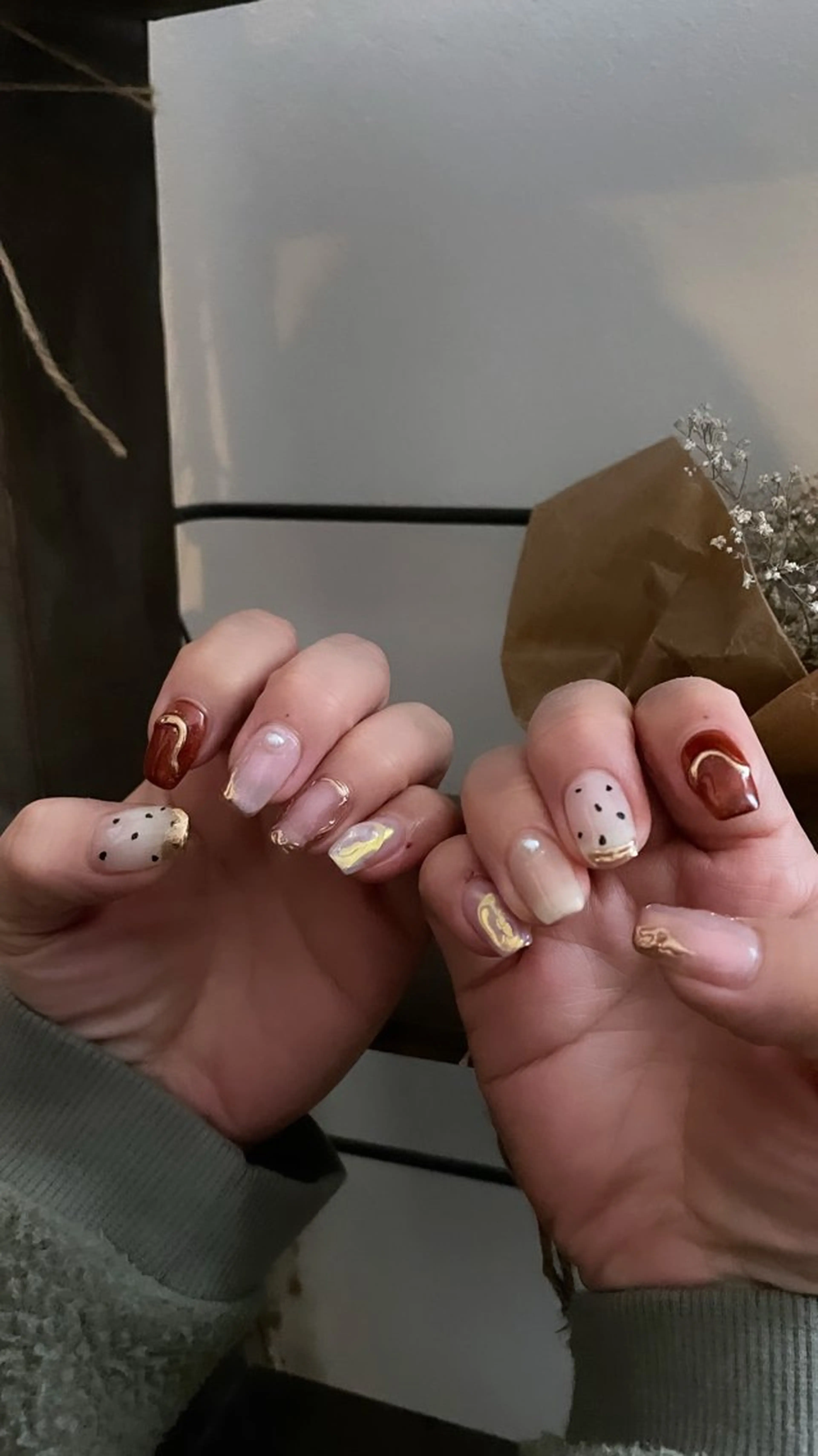 ネイル 甲府市徳行 🧸prunelleのネイルデザイン