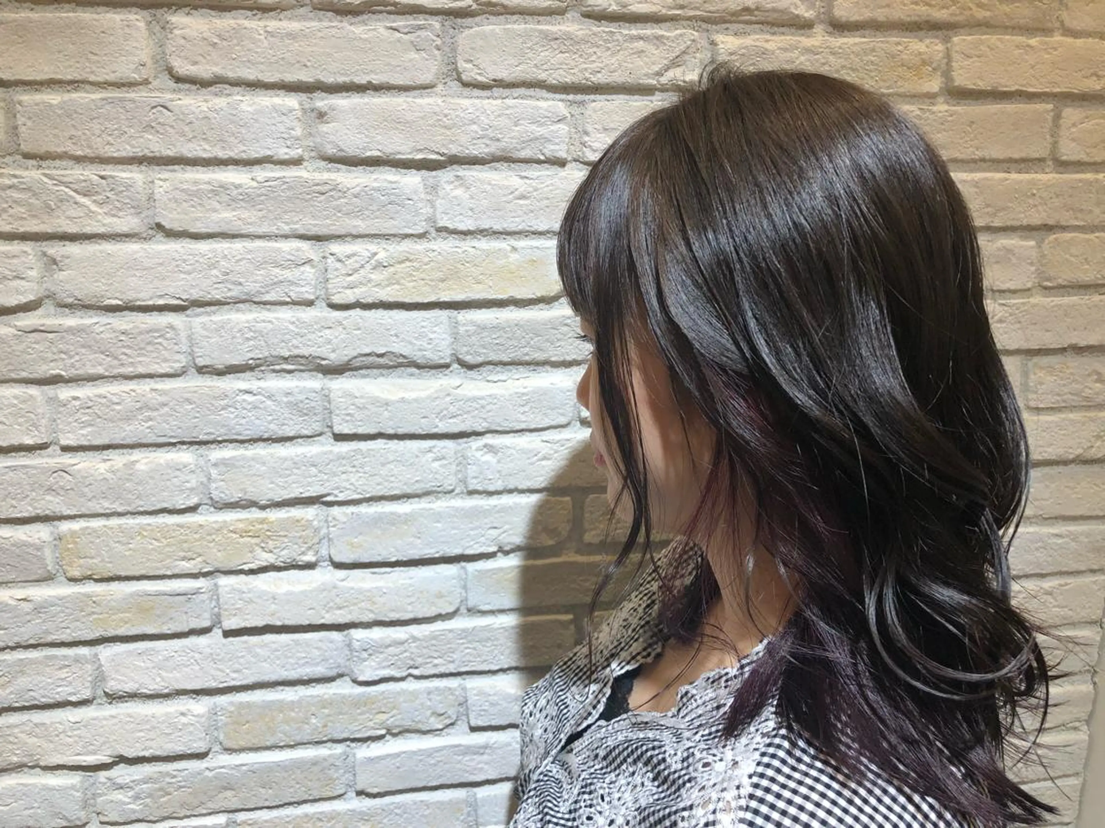 ミディアム しもかわ かほのヘアスタイル