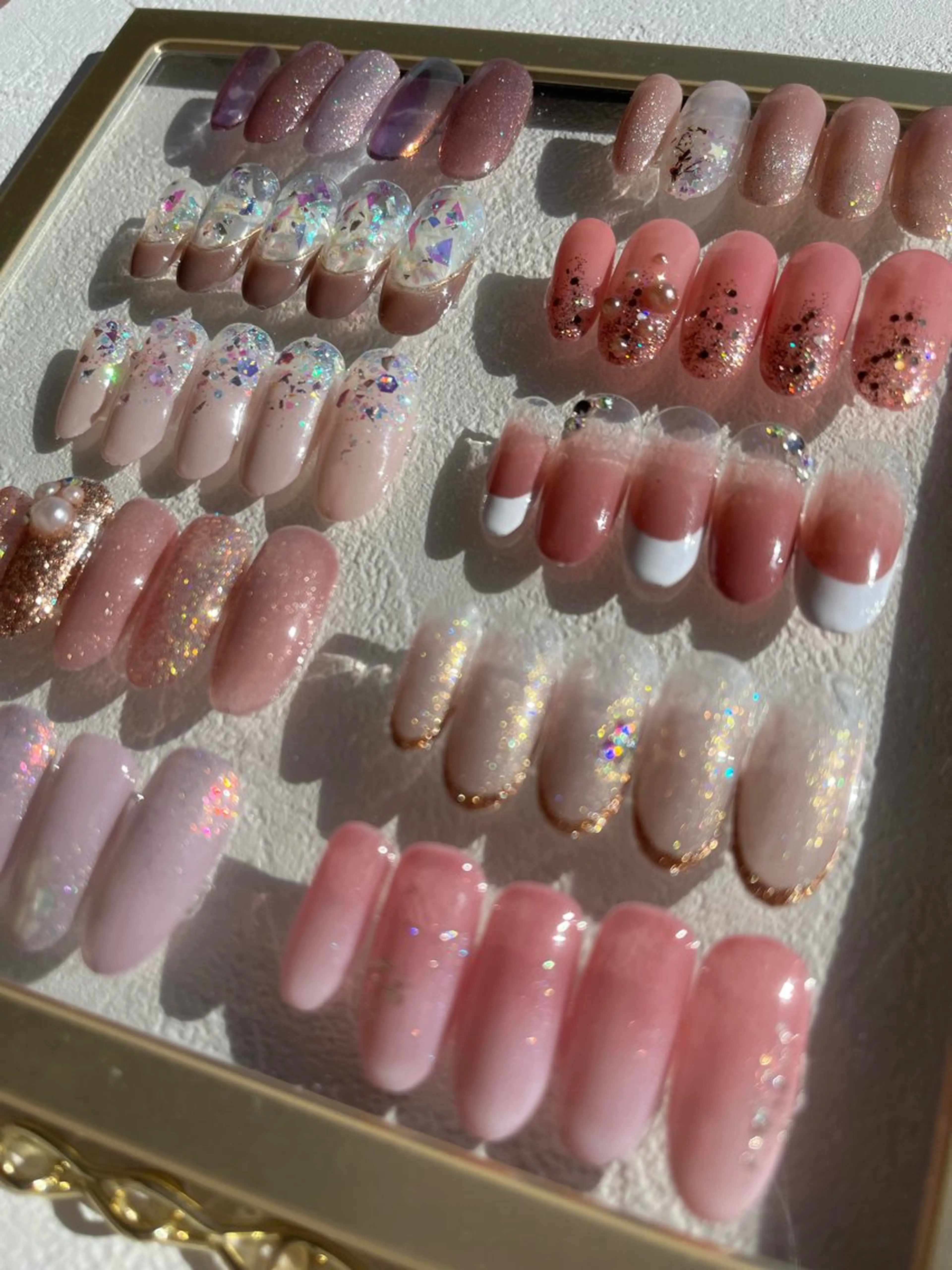 ネイル ストーンネイル ハンドネイル nail room9 ☺︎のネイルデザイン