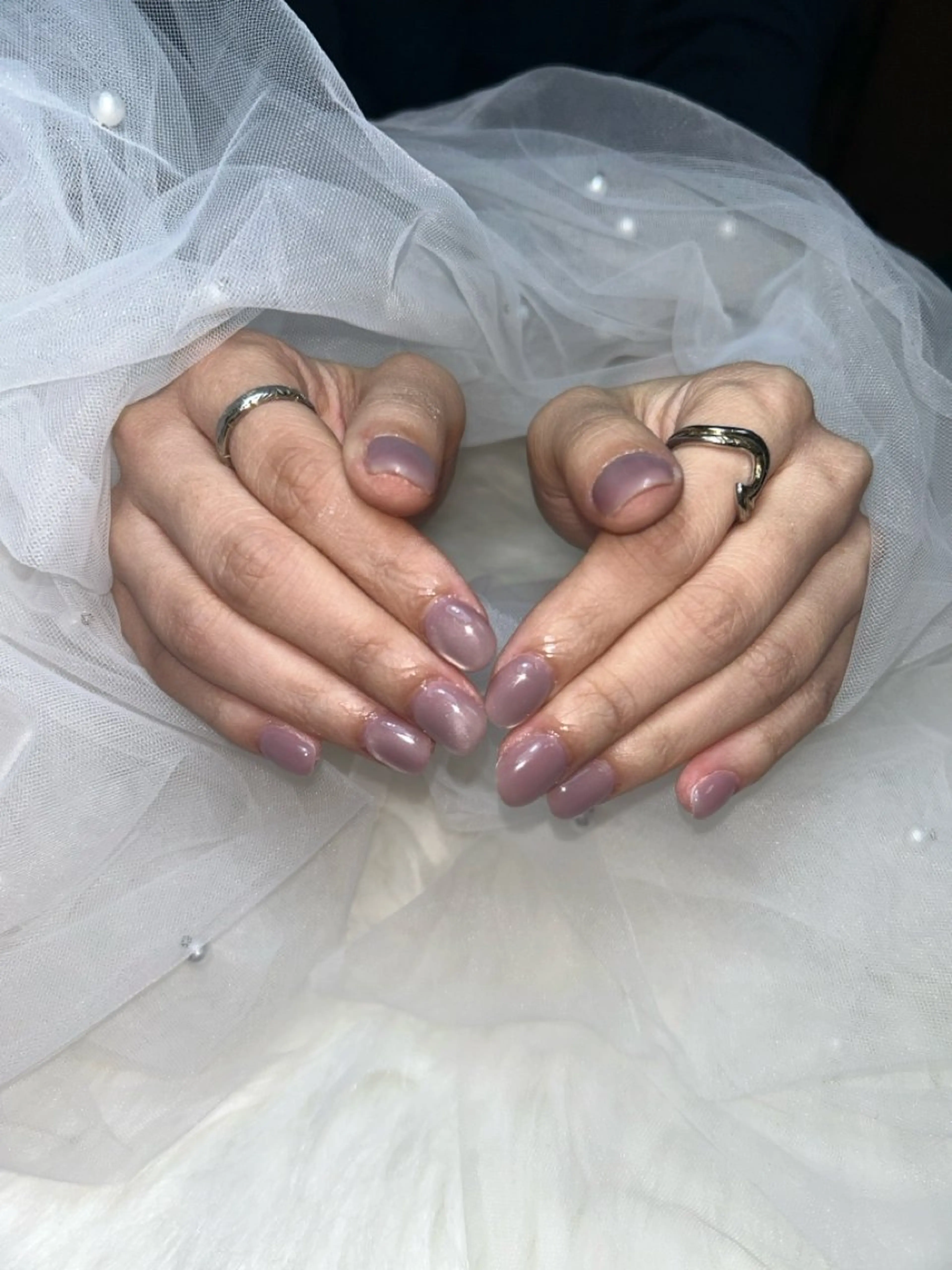 ネイル マグネットネイル マグネットワンカラー ワンカラーネイル nail salon Lilynのネイルデザイン