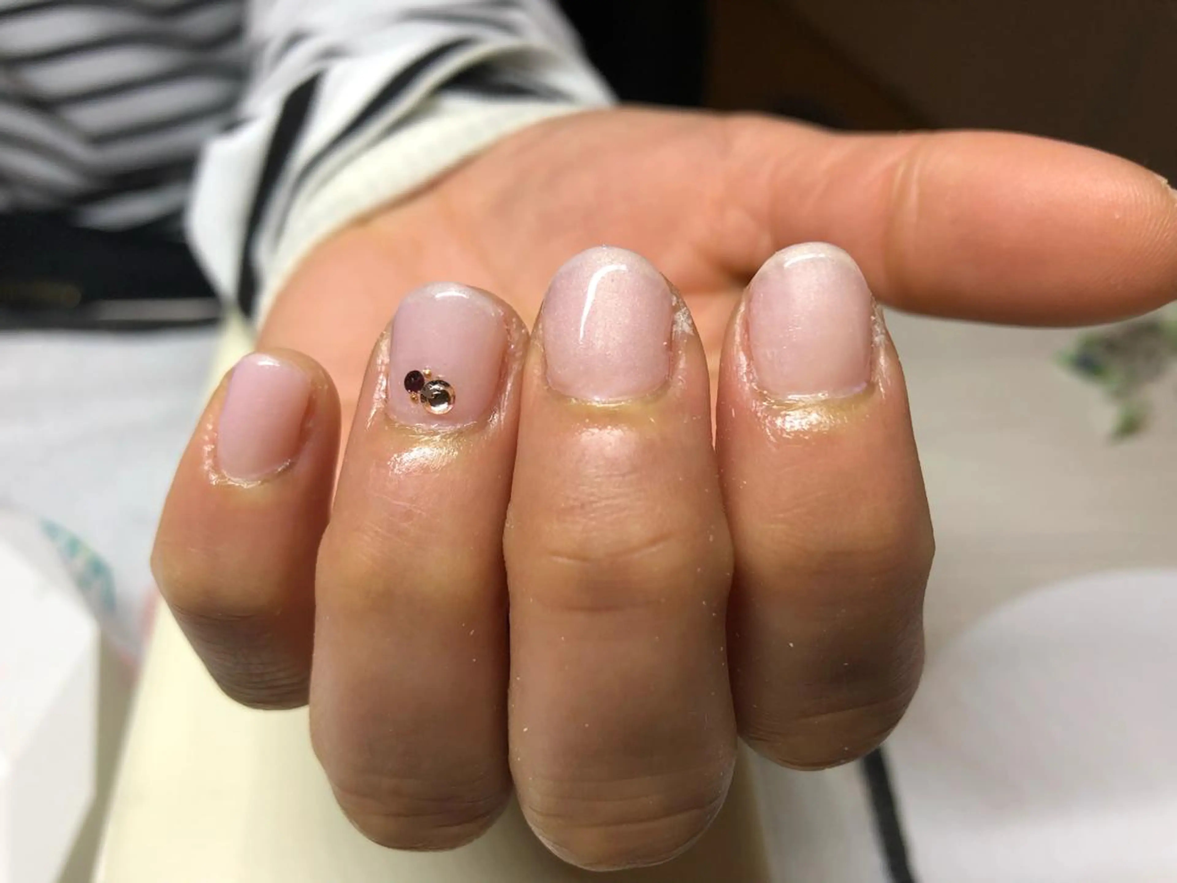 ショート ネイル 深爪・巻き爪 専門サンセリテのネイルデザイン