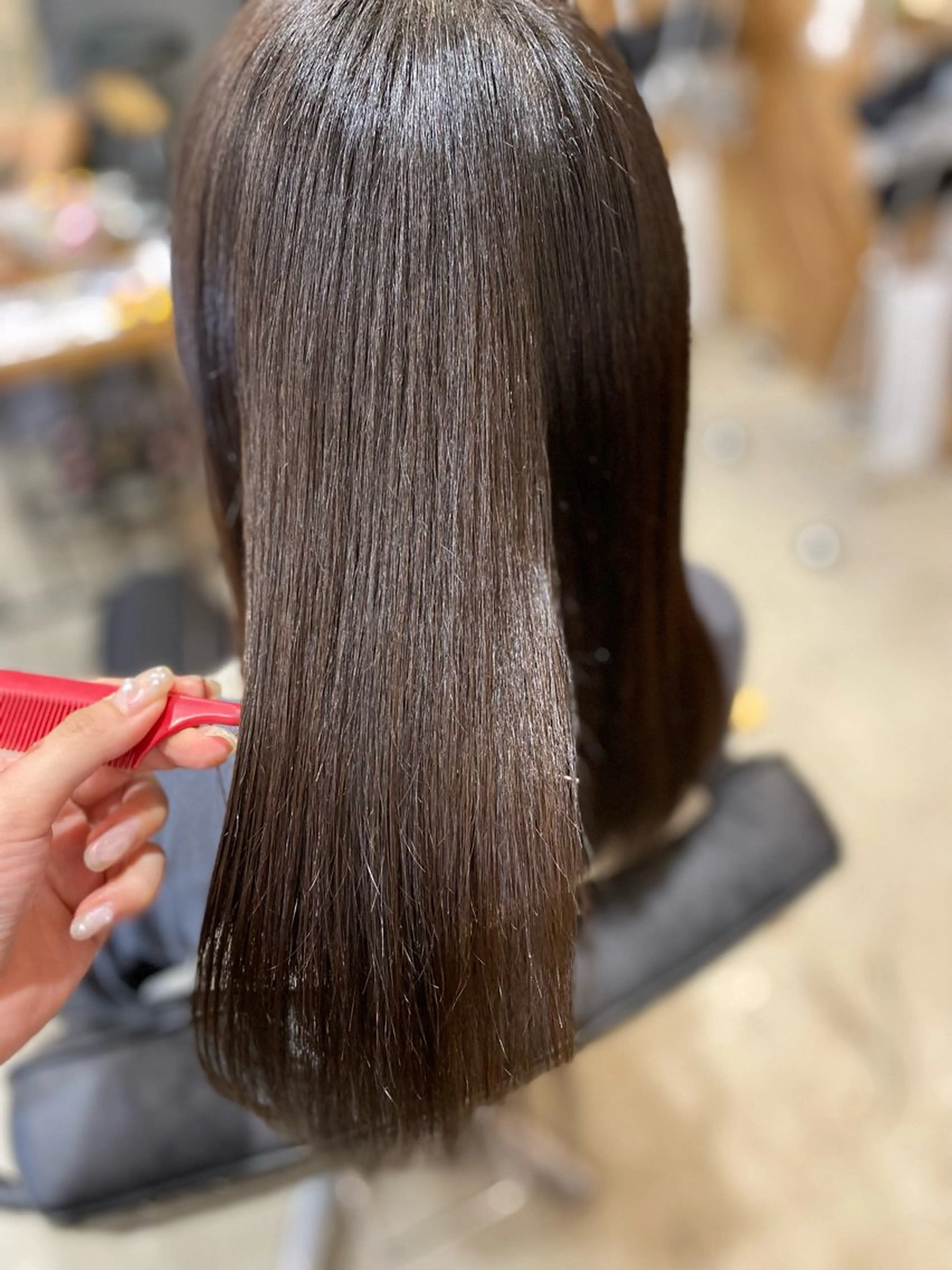 セミロング 🩷🍭中津・梅田 エリア🍬💜のヘアスタイル