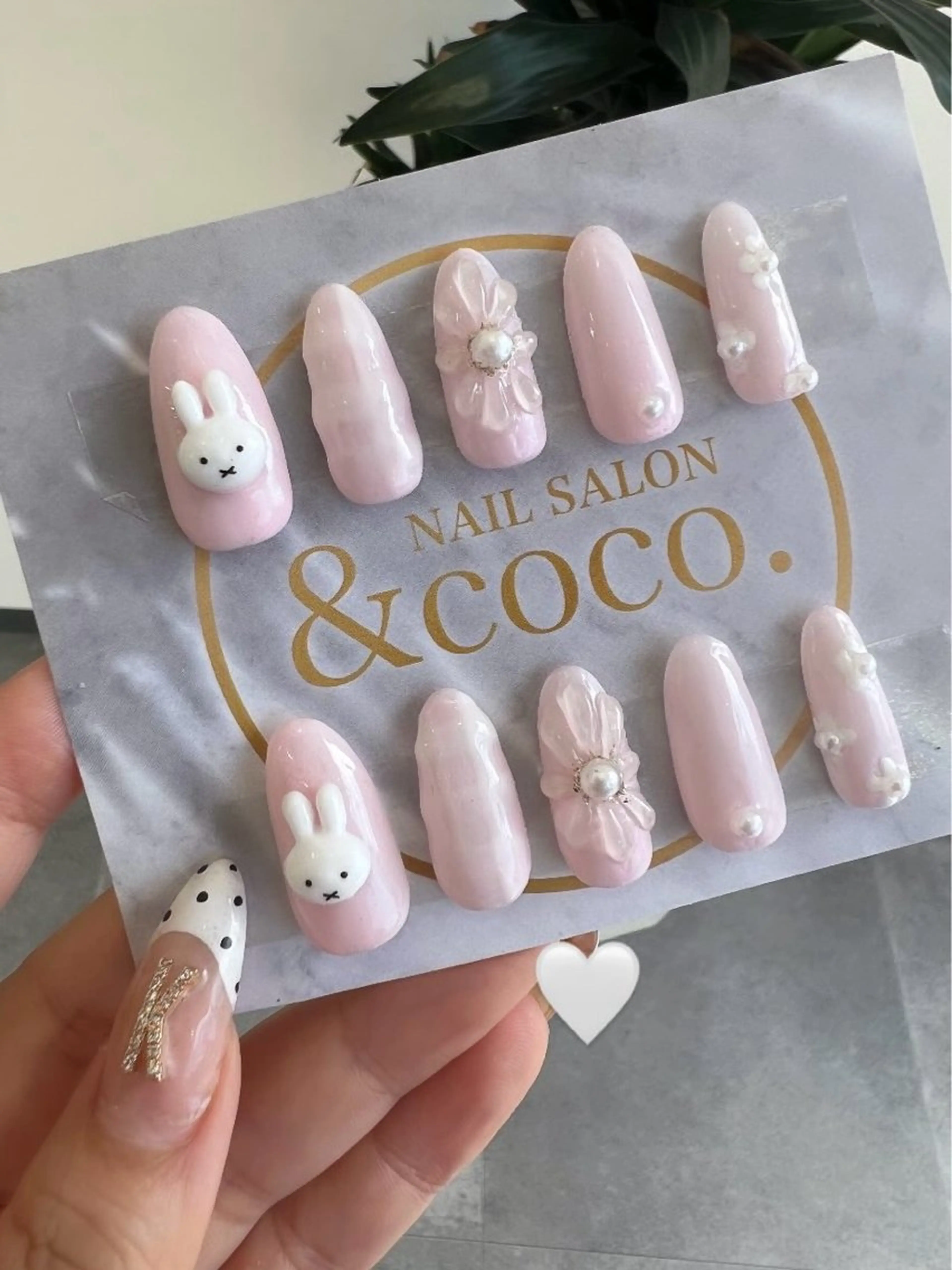 ネイル 持ち込み ネイルチップ ブライダルネイル その他(ネイル) ＆ coco.のネイルデザイン