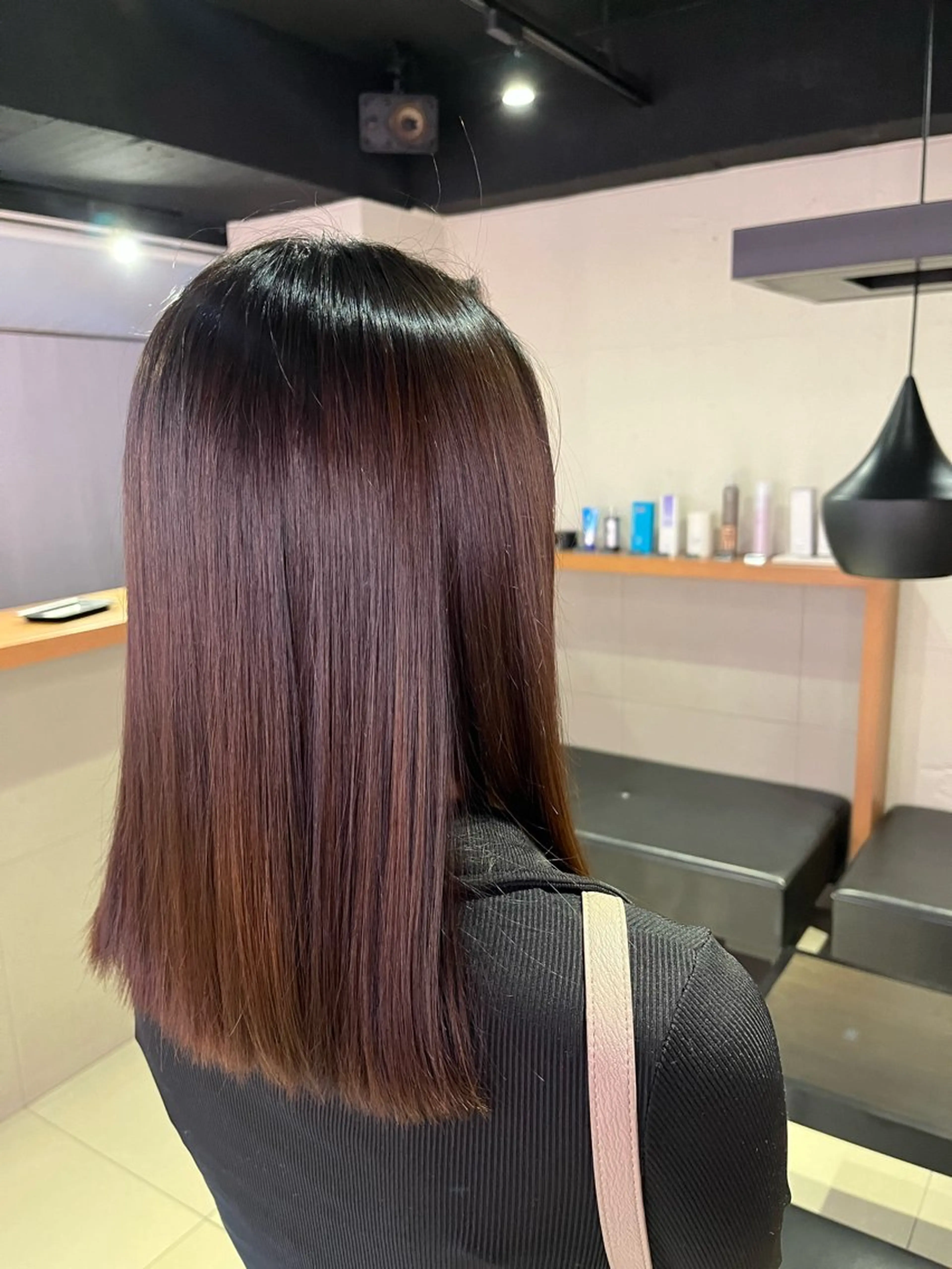 ブリーチなしワンカラー+TOKIO4STEPトリートメント✨️の写真