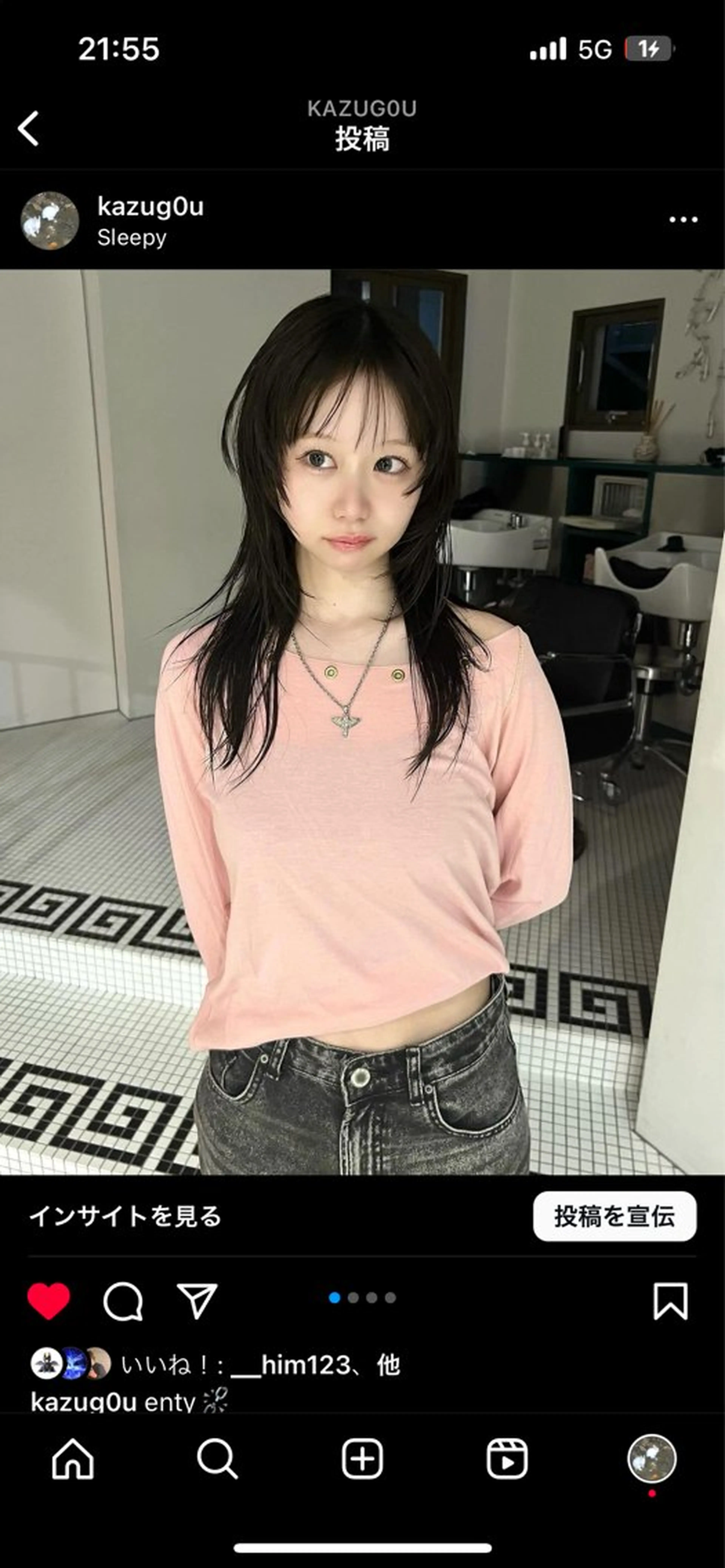 ミディアム レイヤーカット 丹治 一輝ボブ/ショートのヘアスタイル