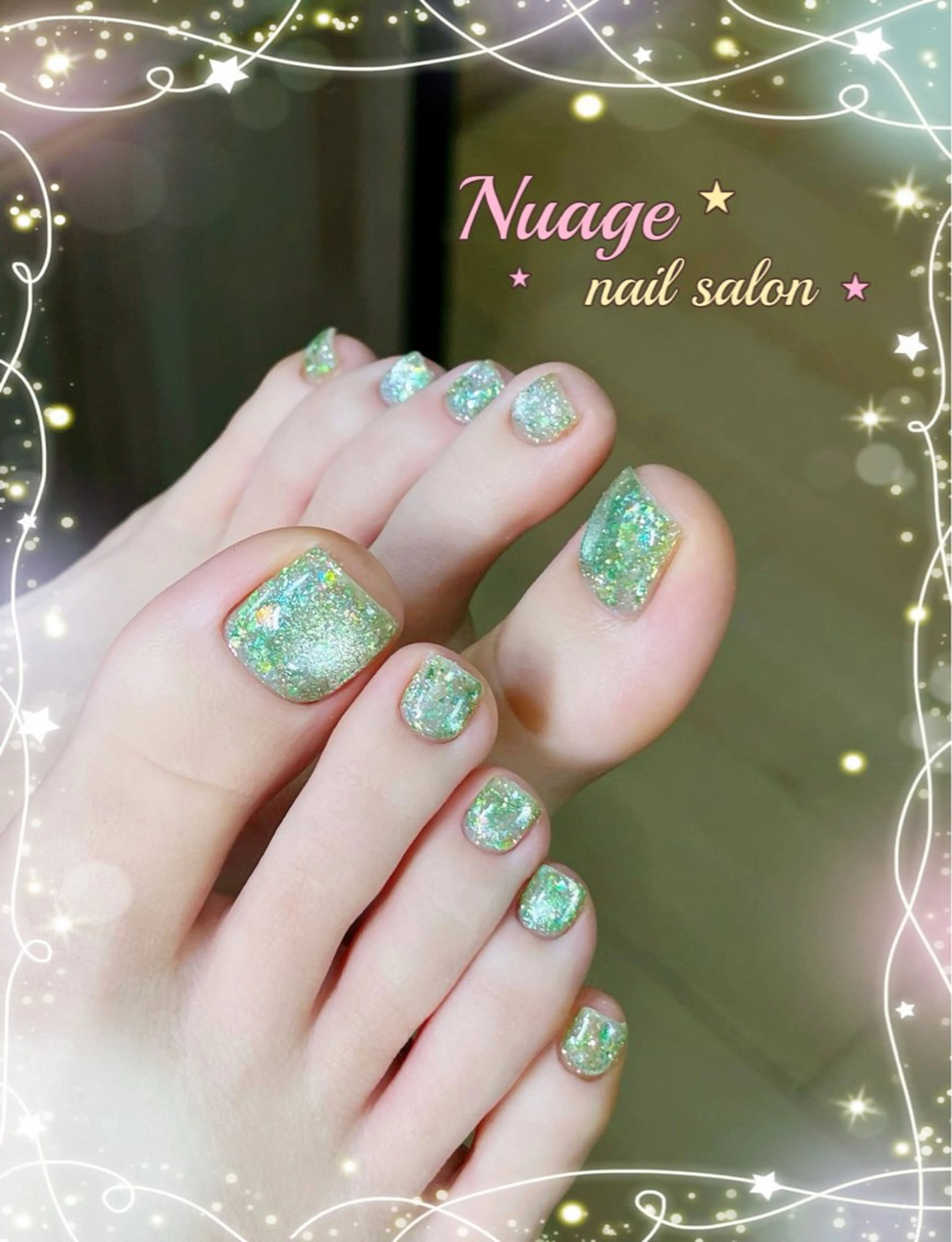 ネイル フットネイル Nuage ミレイのネイルデザイン