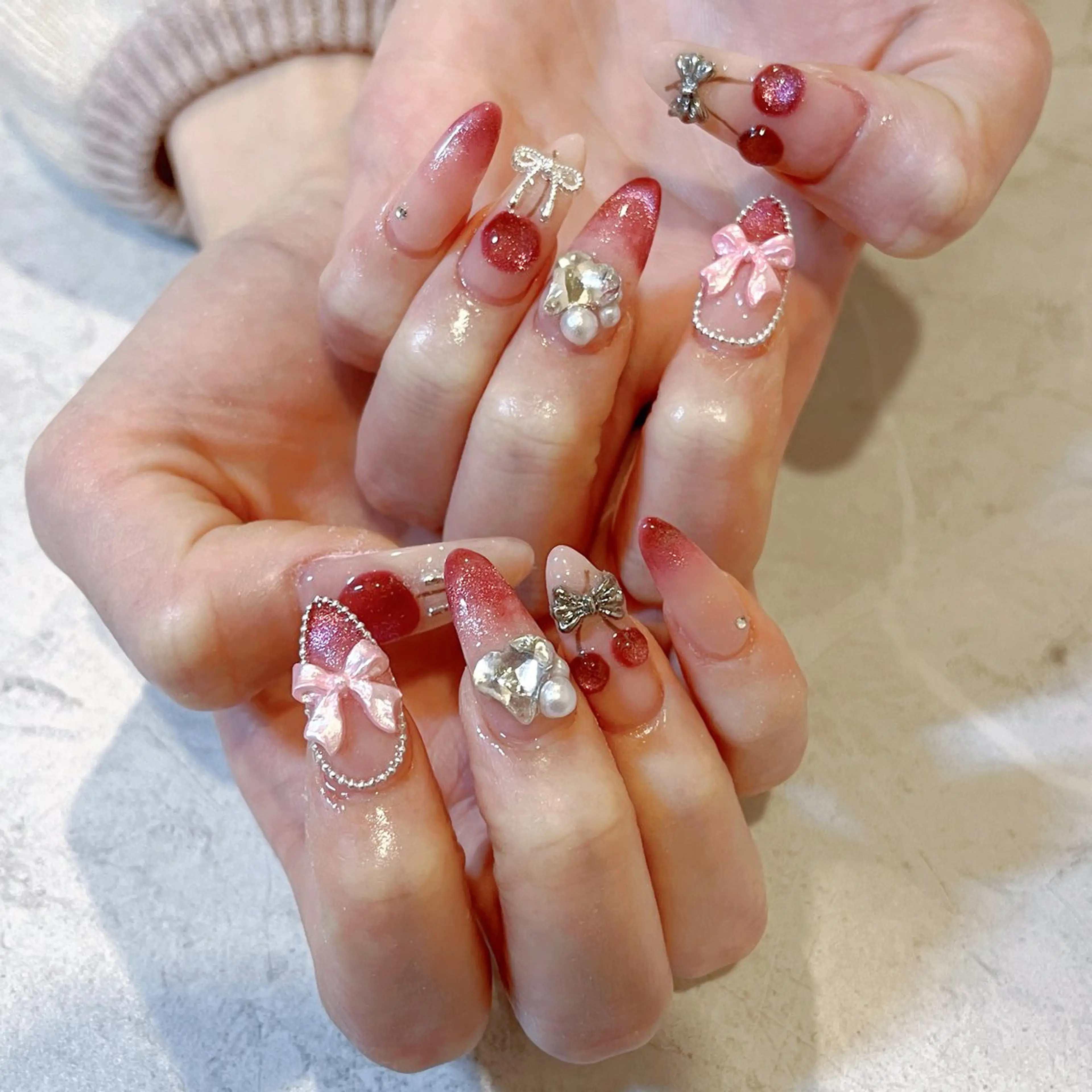 ネイル ハンドネイル ⠀ ⠀ ⠀ 𝕟𝕖𝕚𝕣𝕠のネイルデザイン