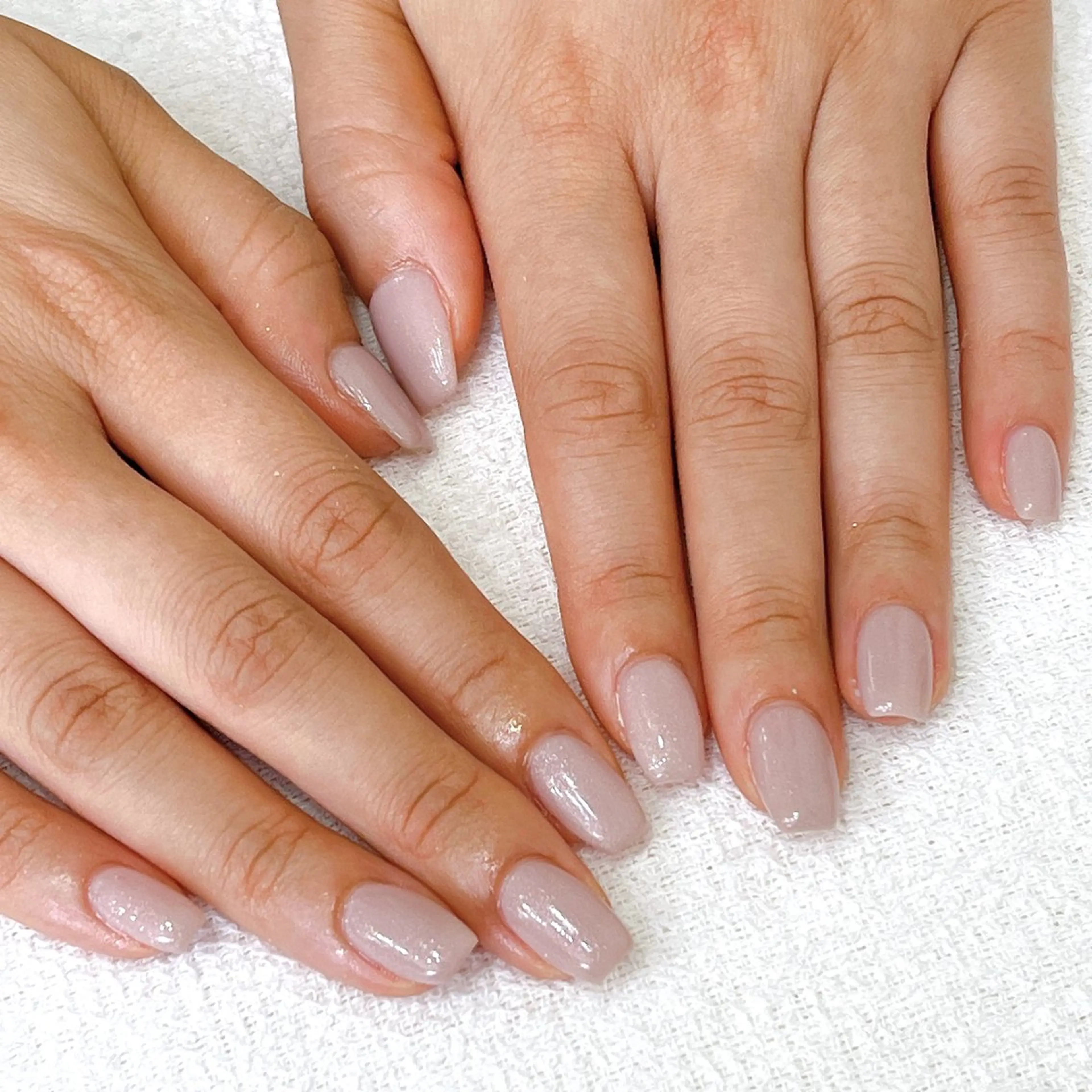 ネイル ラメ(グリッター) パープル 伊藤 愛のネイルデザイン