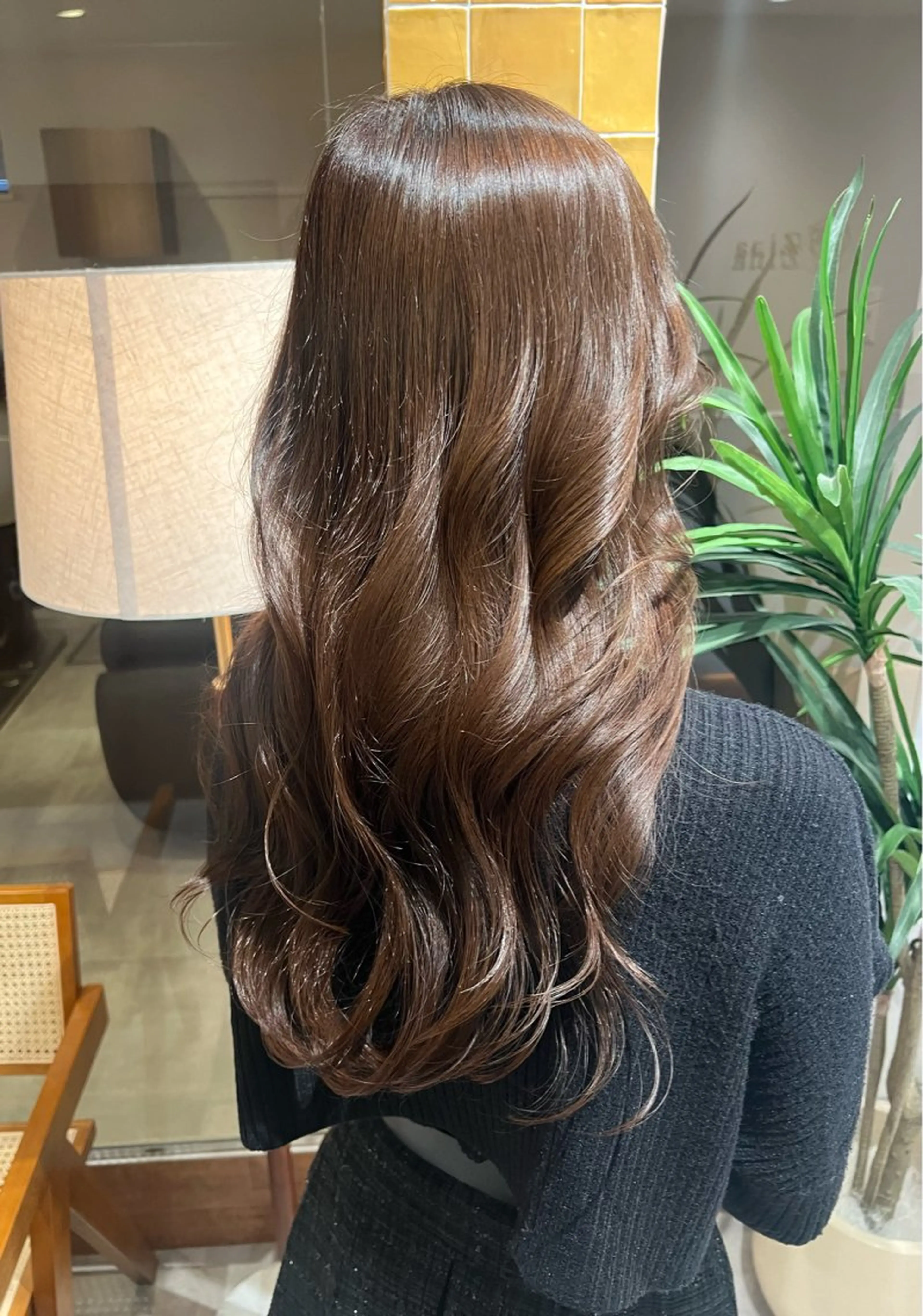 ロング カット ヘアカラー トリートメント 艶髪/透明感 レイヤー YUKIのヘアスタイル