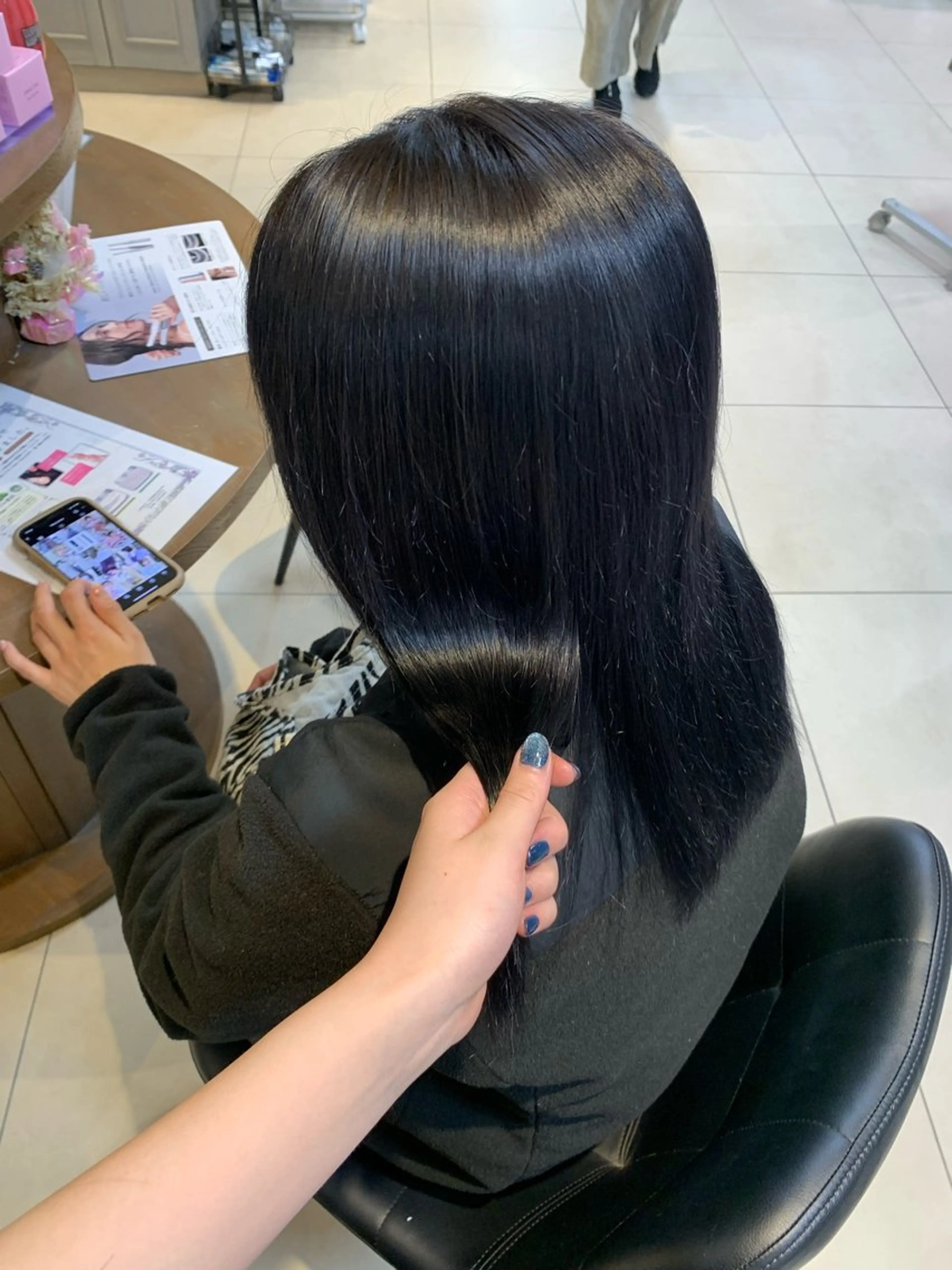 【💖4月限定💖】前髪カット/透明感カラー/髪質改善トリートメント✨の写真