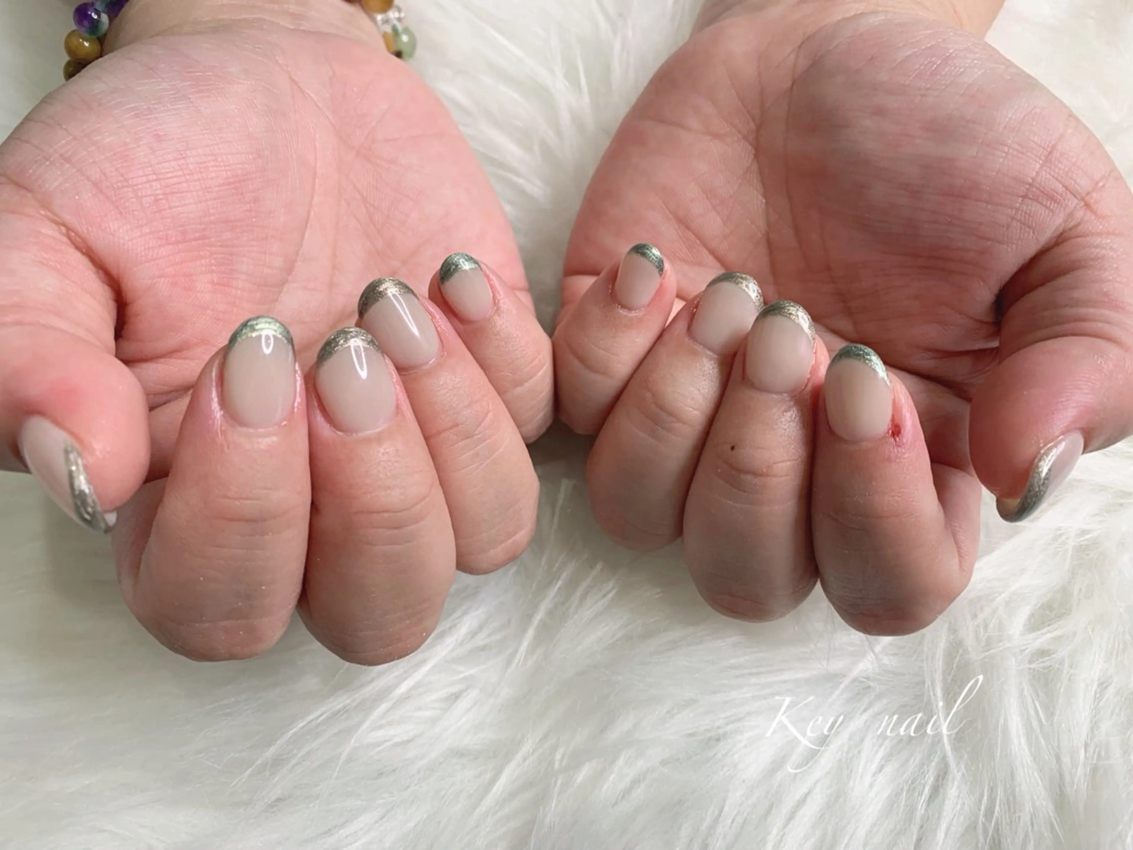 ネイル フレンチネイル Key nailのネイルデザイン