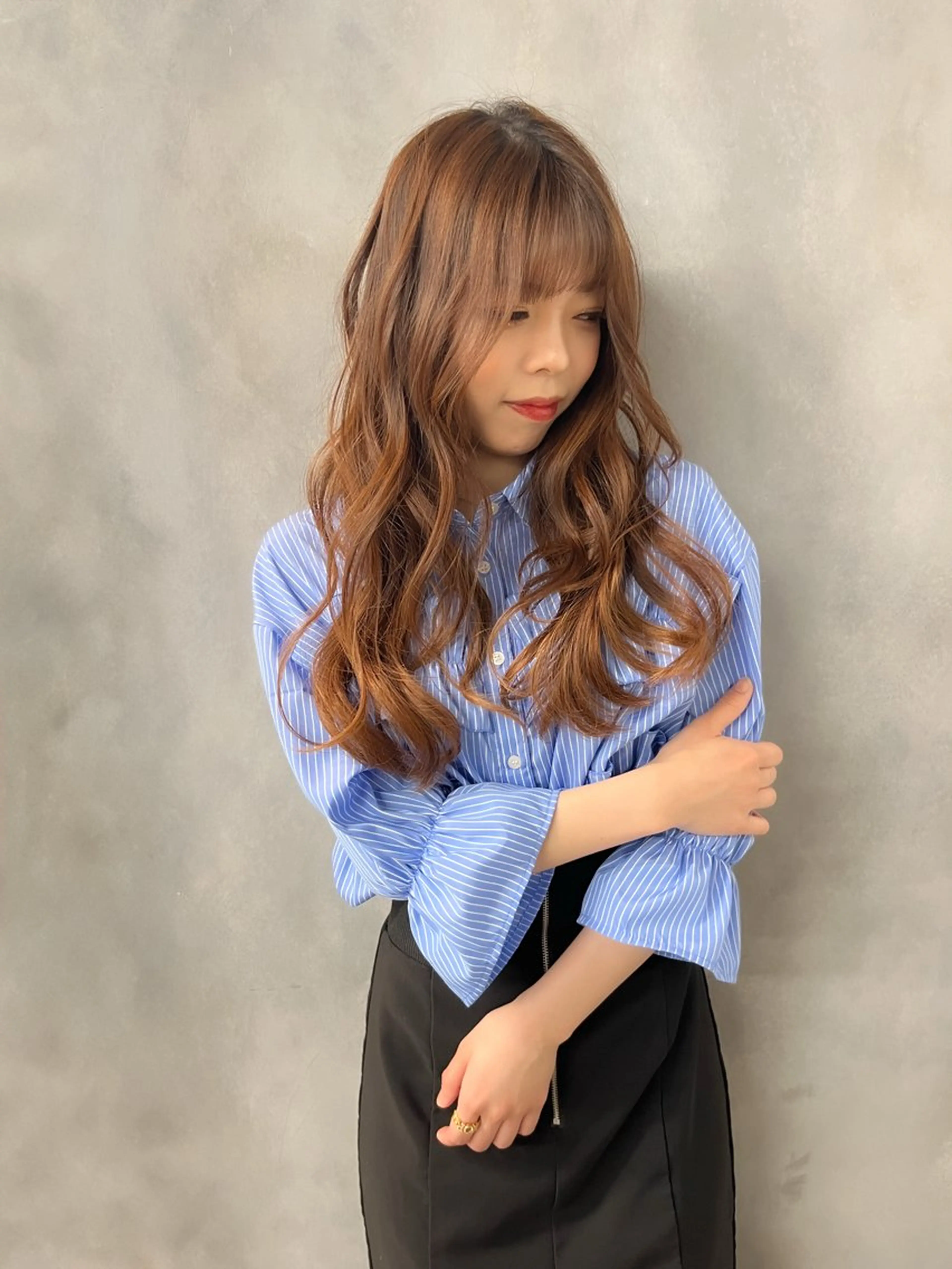 ロング カラー カット ヘアカラー トリートメント Grow by NYNY 坂本 理輝のヘアスタイル