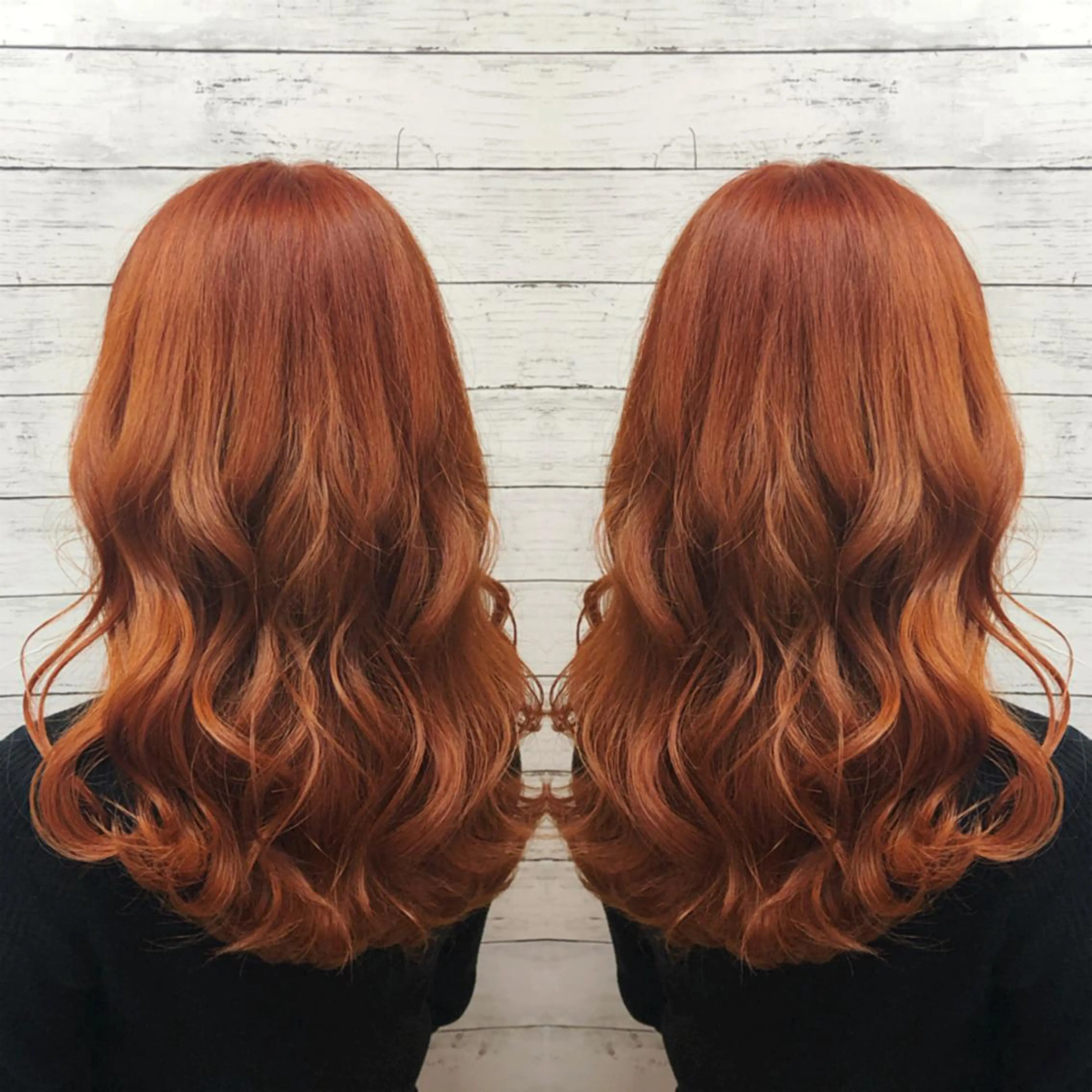 ロング ヘアカラー トリートメント ヘアセット 韓国ヘア🤍髪質改善 🇰🇷AKANEのヘアスタイル