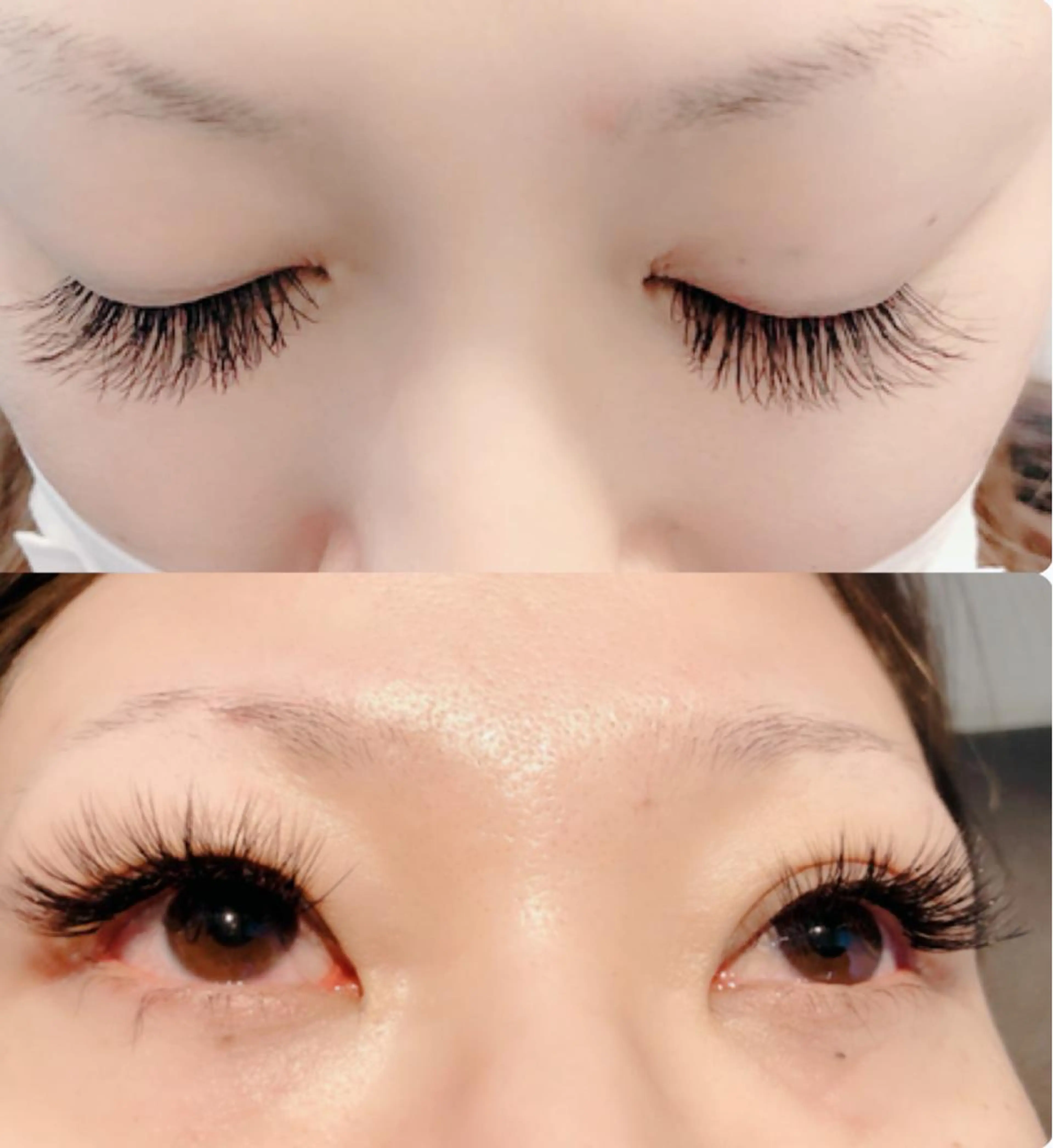 マツエク・マツパ 付け放題 フラットラッシュ 目尻長め aya s.のマツエク・マツパデザイン