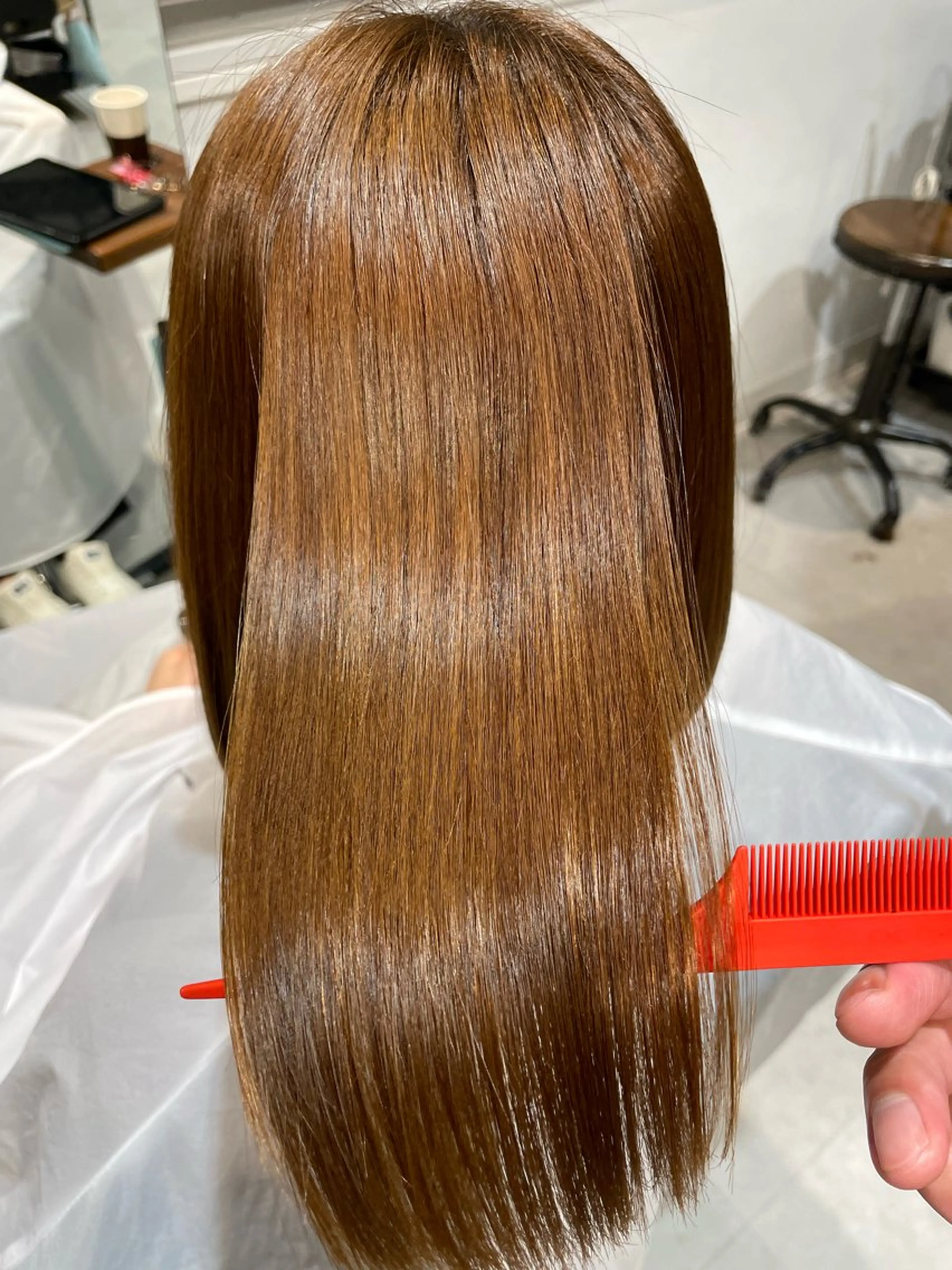 ミディアム 髪質改善 縮毛矯正 ショート・ボブ ・ウルフ✂︎IMAIのヘアスタイル