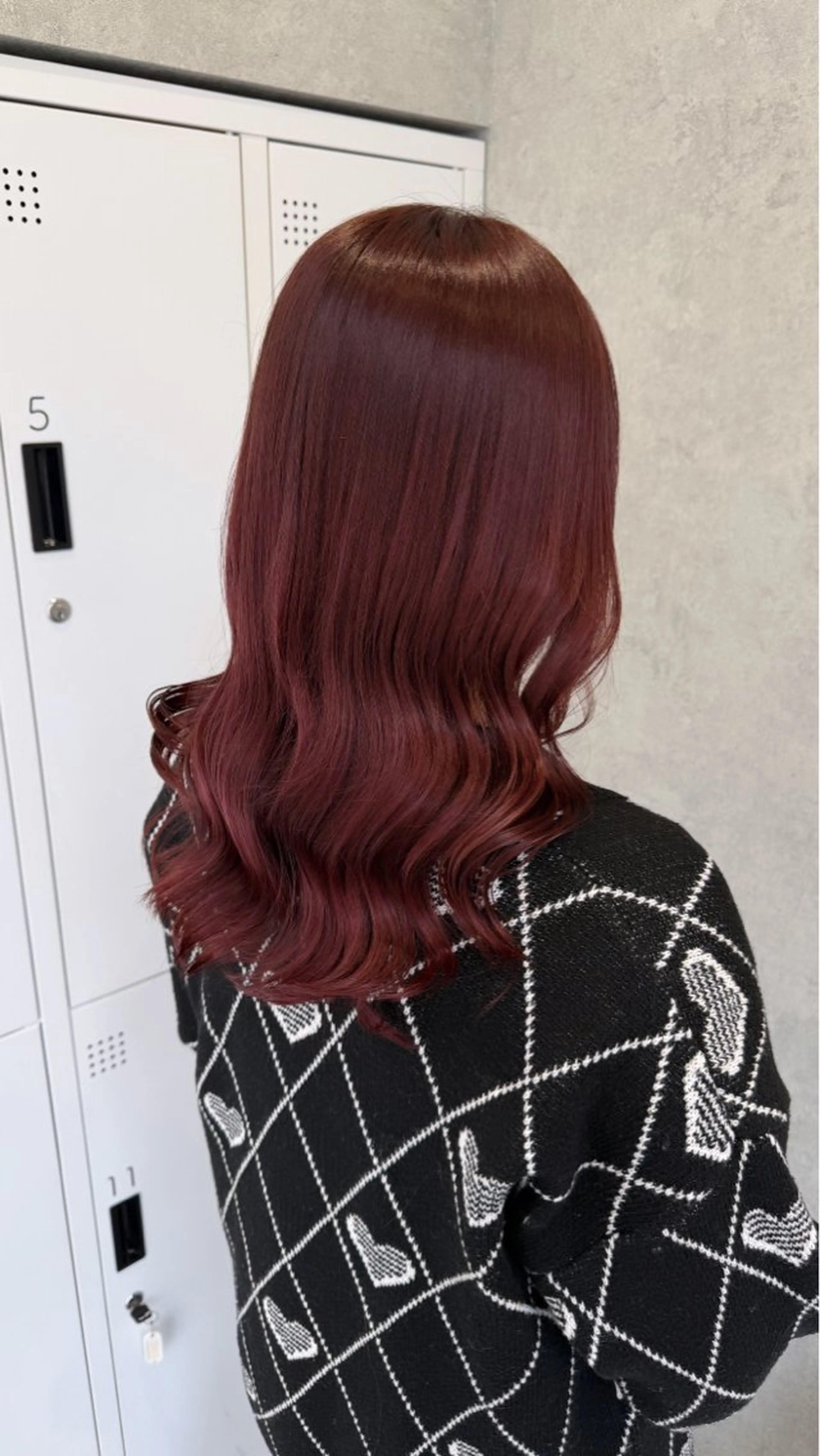 カラー ブラウンカラー ピンクカラー ヘアカラー トリートメント 中嶋 佳穂のヘアスタイル