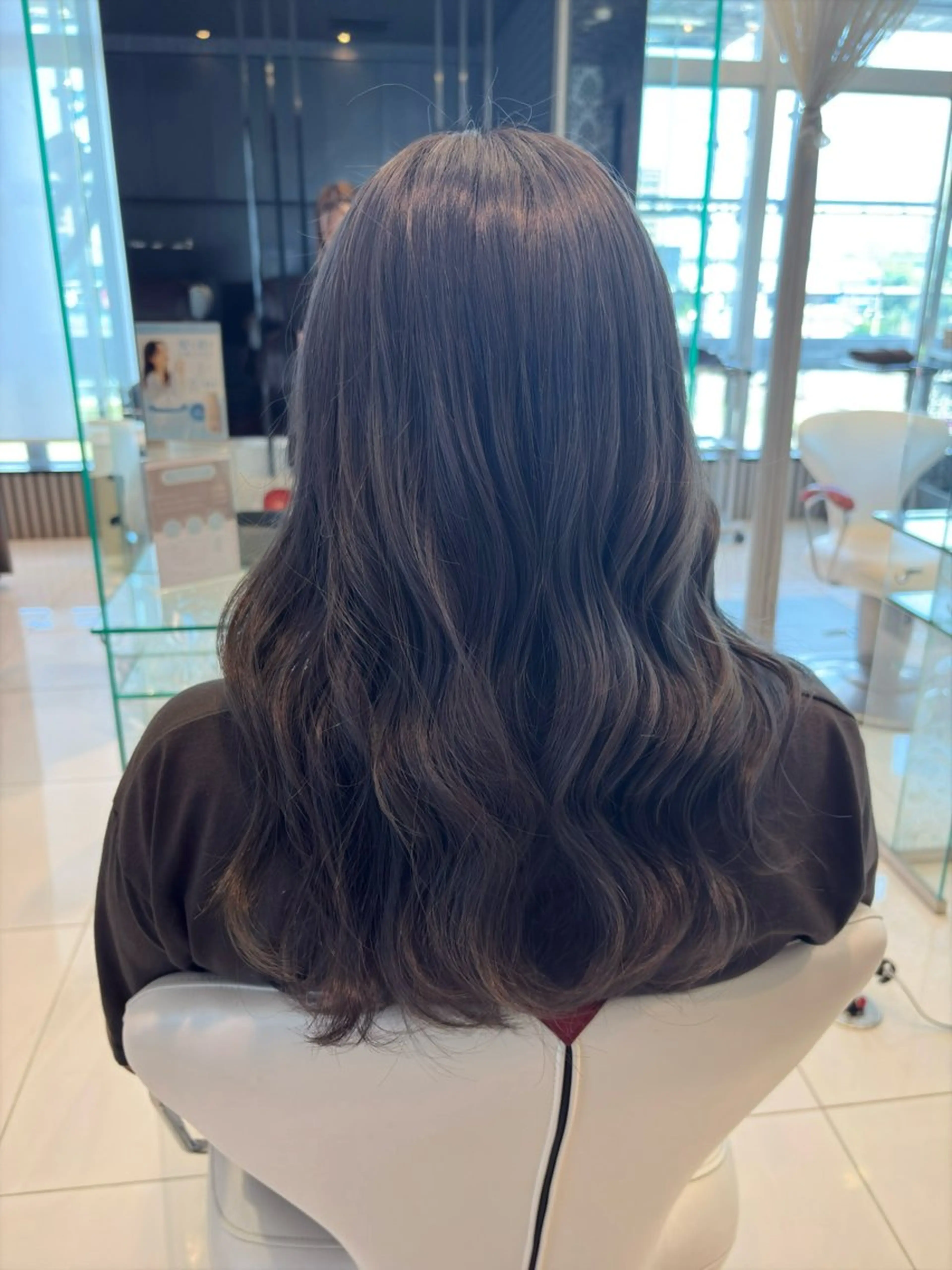 カラー 透明感カラー ヘアカラー 中山 千優のヘアスタイル