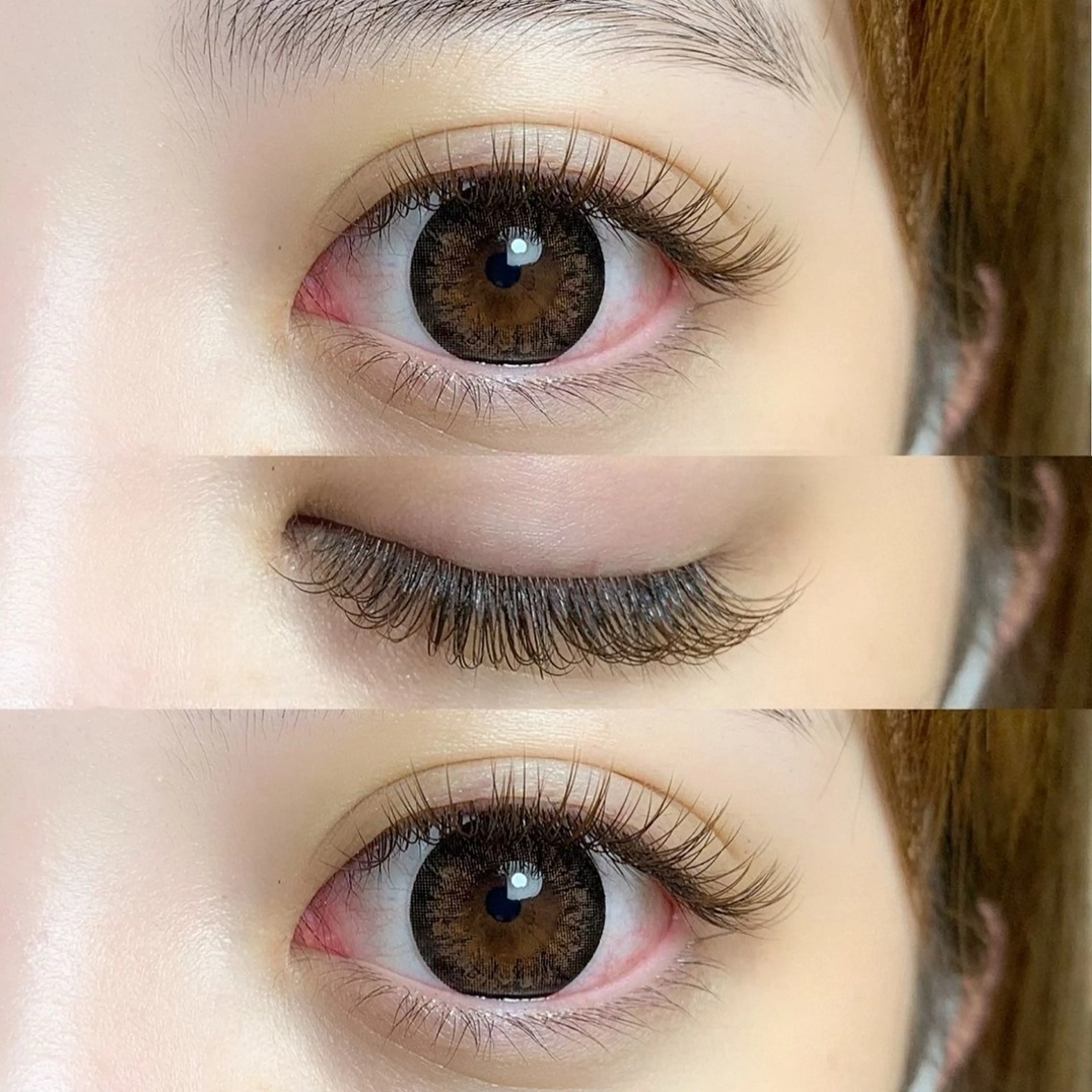 《しっかりボリューム》セーブル160本/オフ込/コーティングTR付(LEDエクステ+¥1100)の写真