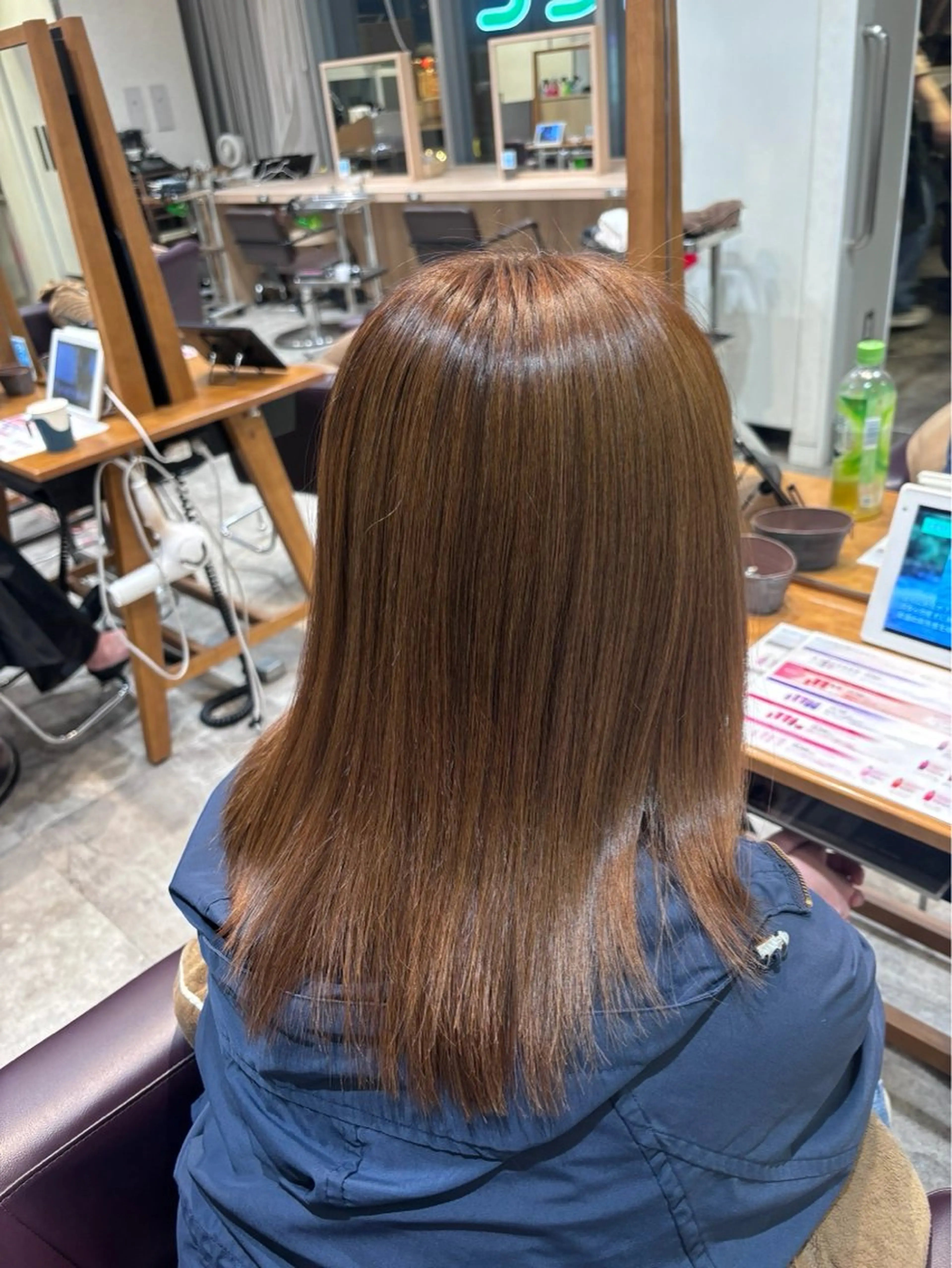 カラー ヘアカラー トリートメント エクステ/暖色/ ブリーチ/せいかのヘアスタイル