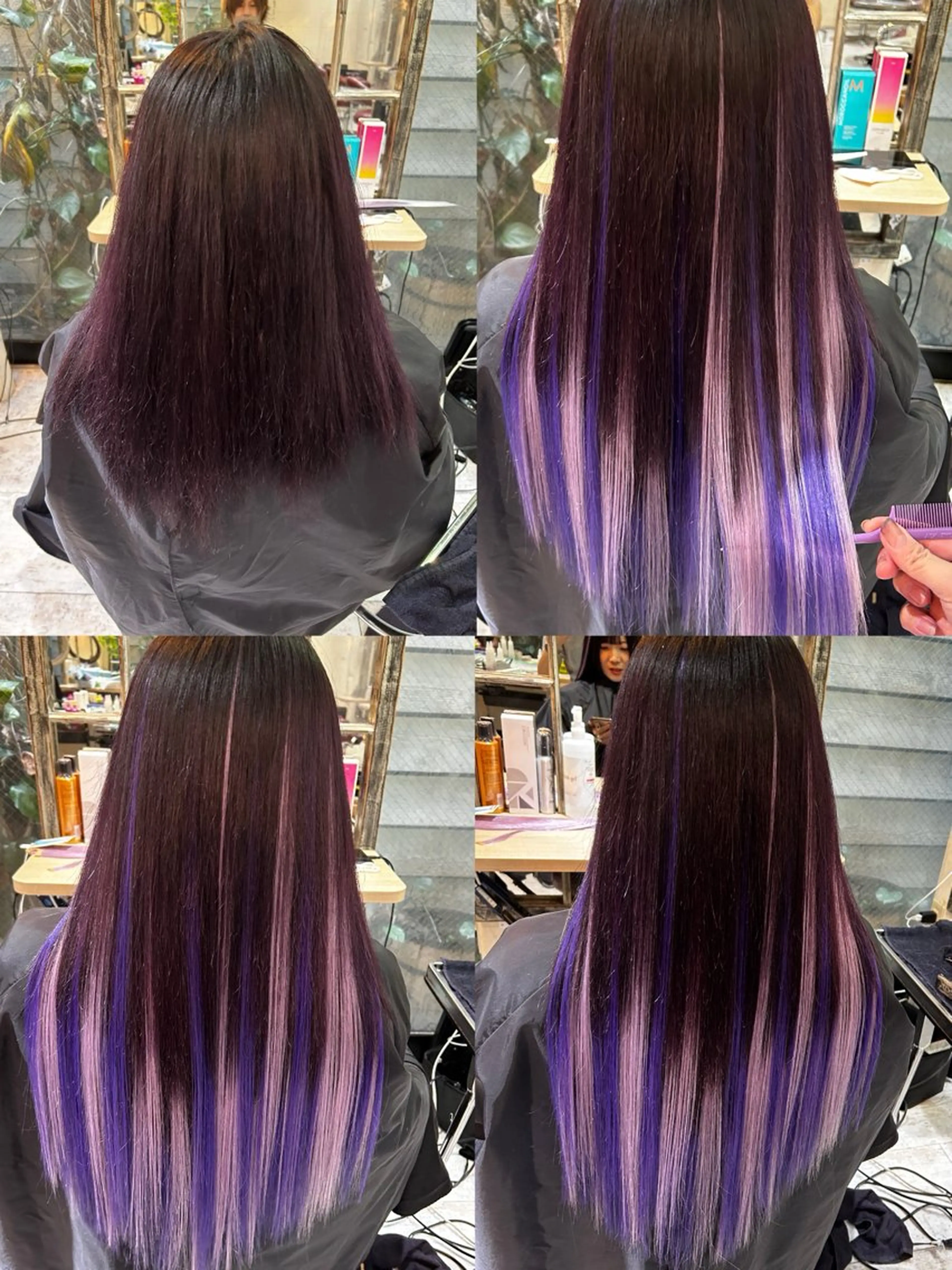 ロング カラー エクステ原宿 シンヤのヘアスタイル