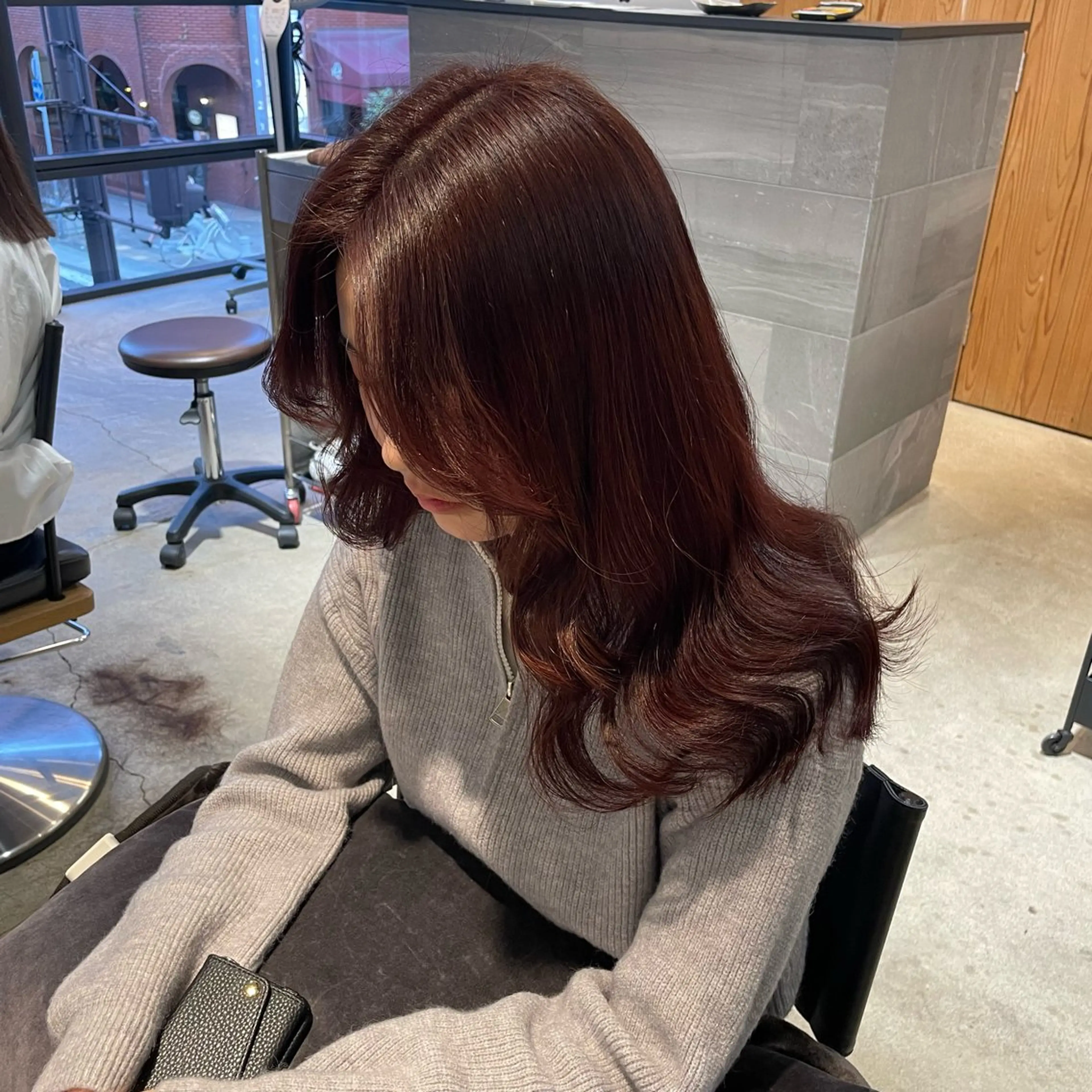 セミロング カラー 後藤 香乃のヘアスタイル