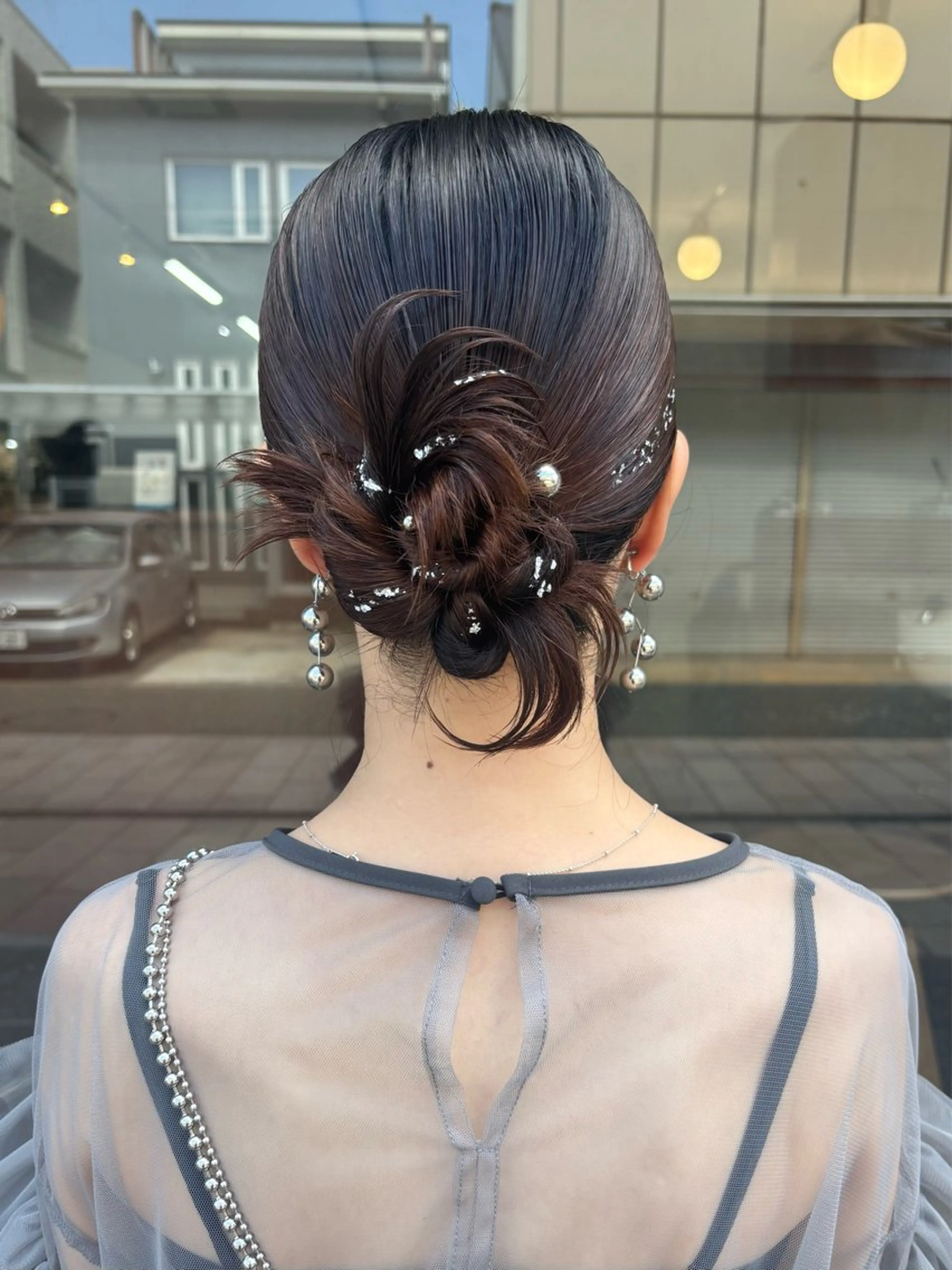 ミディアム ヘアセット 🌈トップデザイナー 金沢駅近nanamiのヘアスタイル