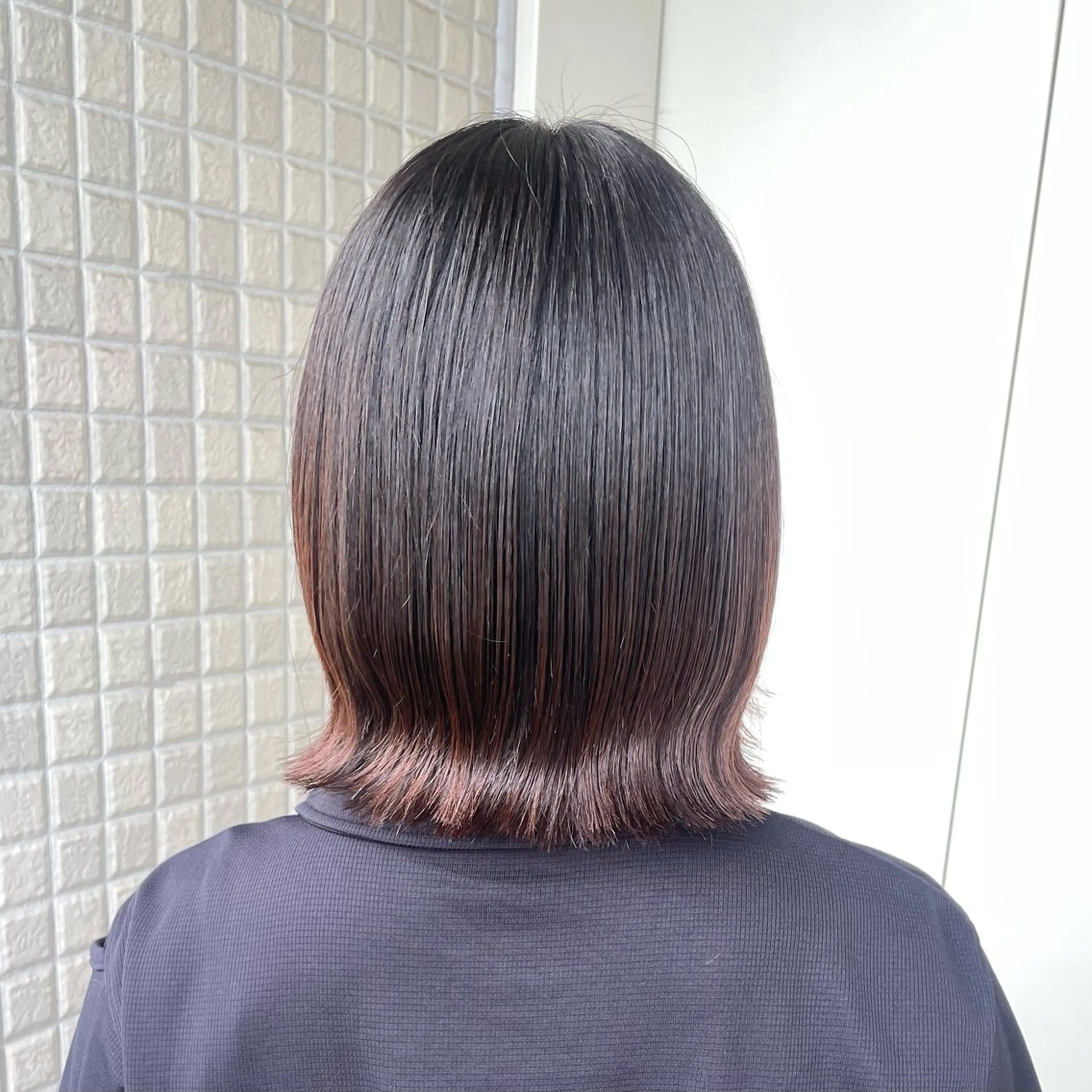 ショート ボブ 外ハネヘア 艶カラー🪡髪質改善 アレンジ🎀airiのヘアスタイル