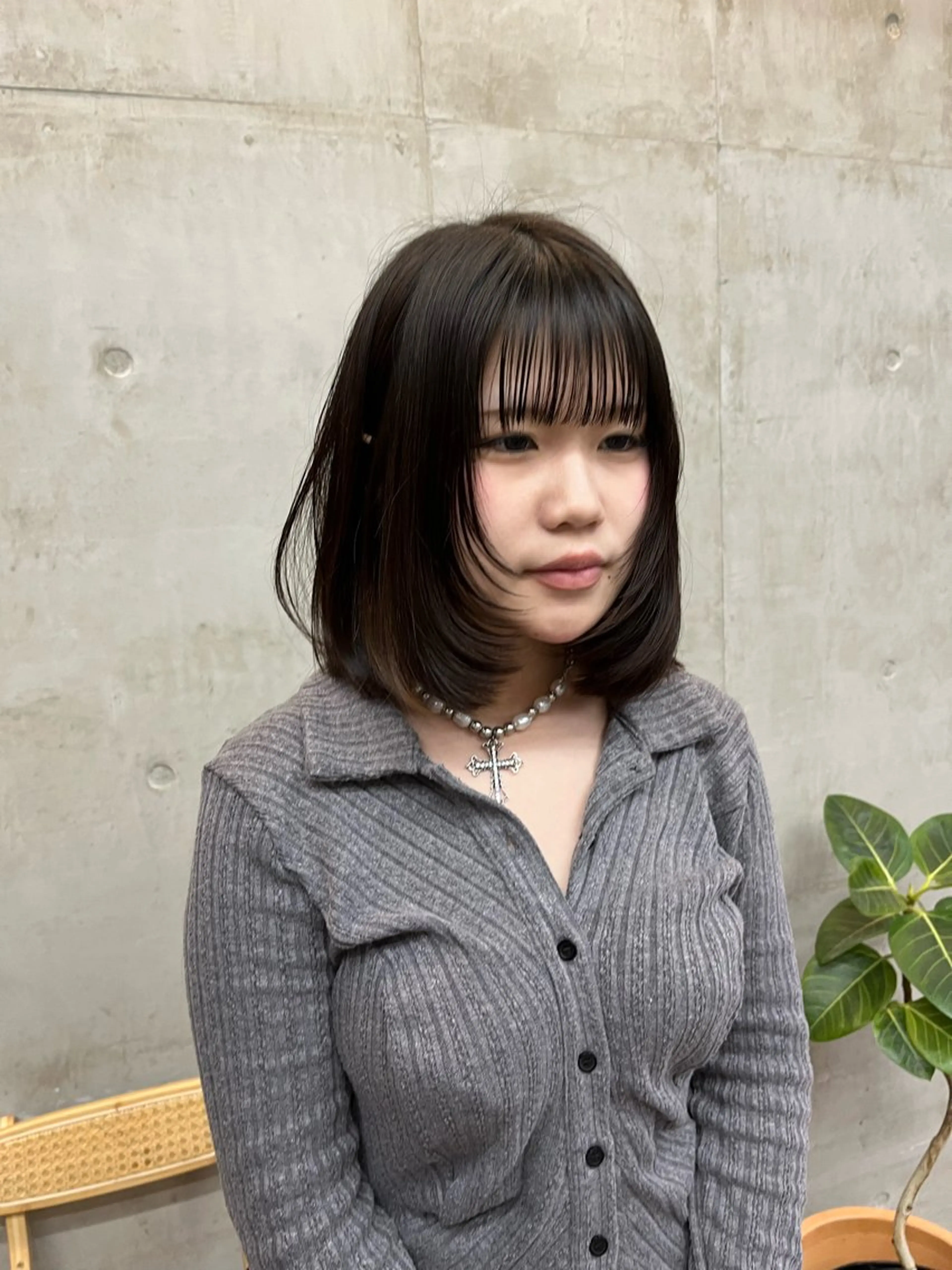 ショート カラー 顔周りカット 韓国風ヘア 似合わせカット カット 🤎𝐌𝐚𝐨⌇ お悩み解決美容師🤎のヘアスタイル