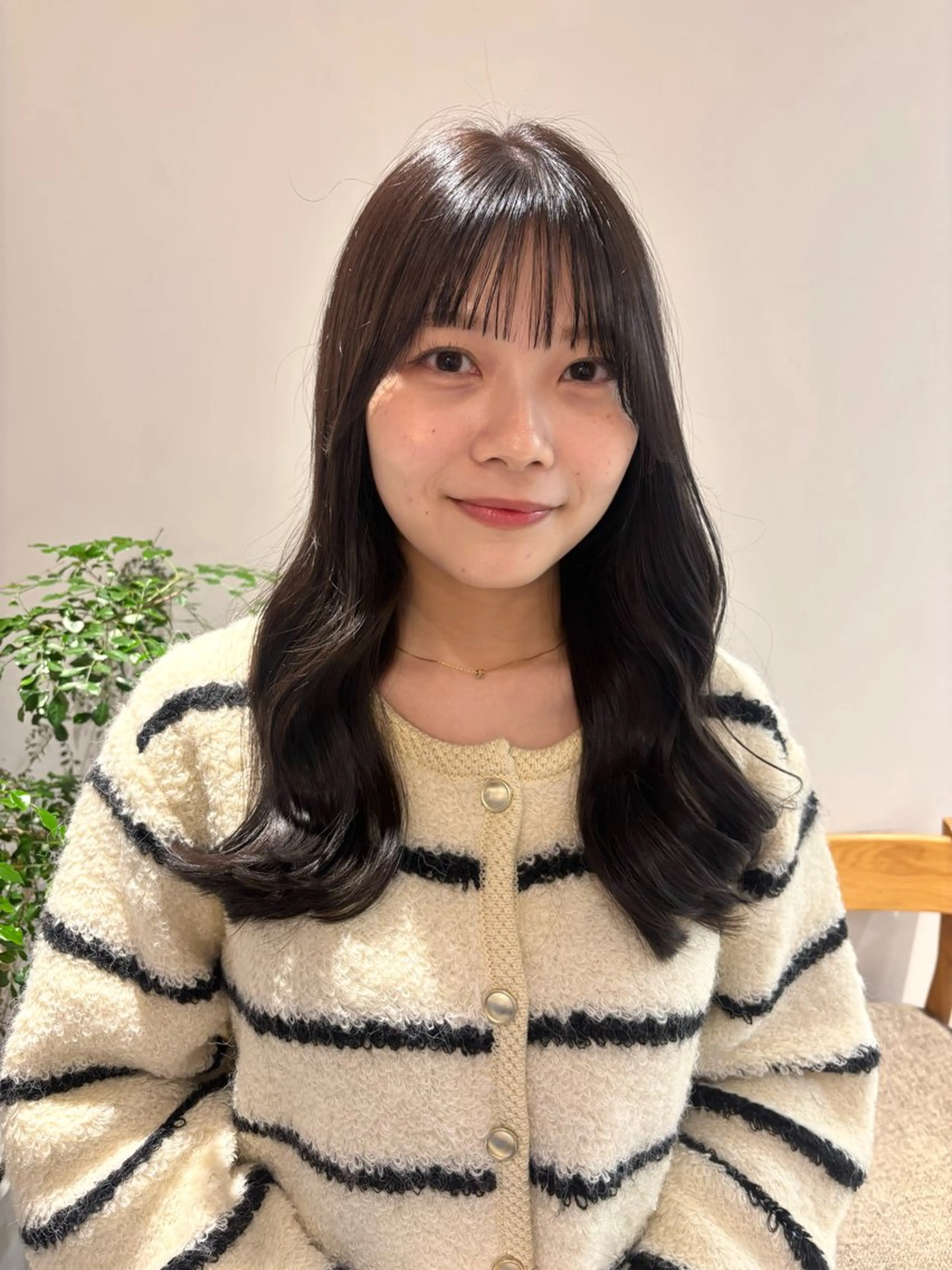 セミロング カラー ブラウンカラー カット ヘアカラー トリートメント 透明感カラー/ レイヤーkotonoのヘアスタイル