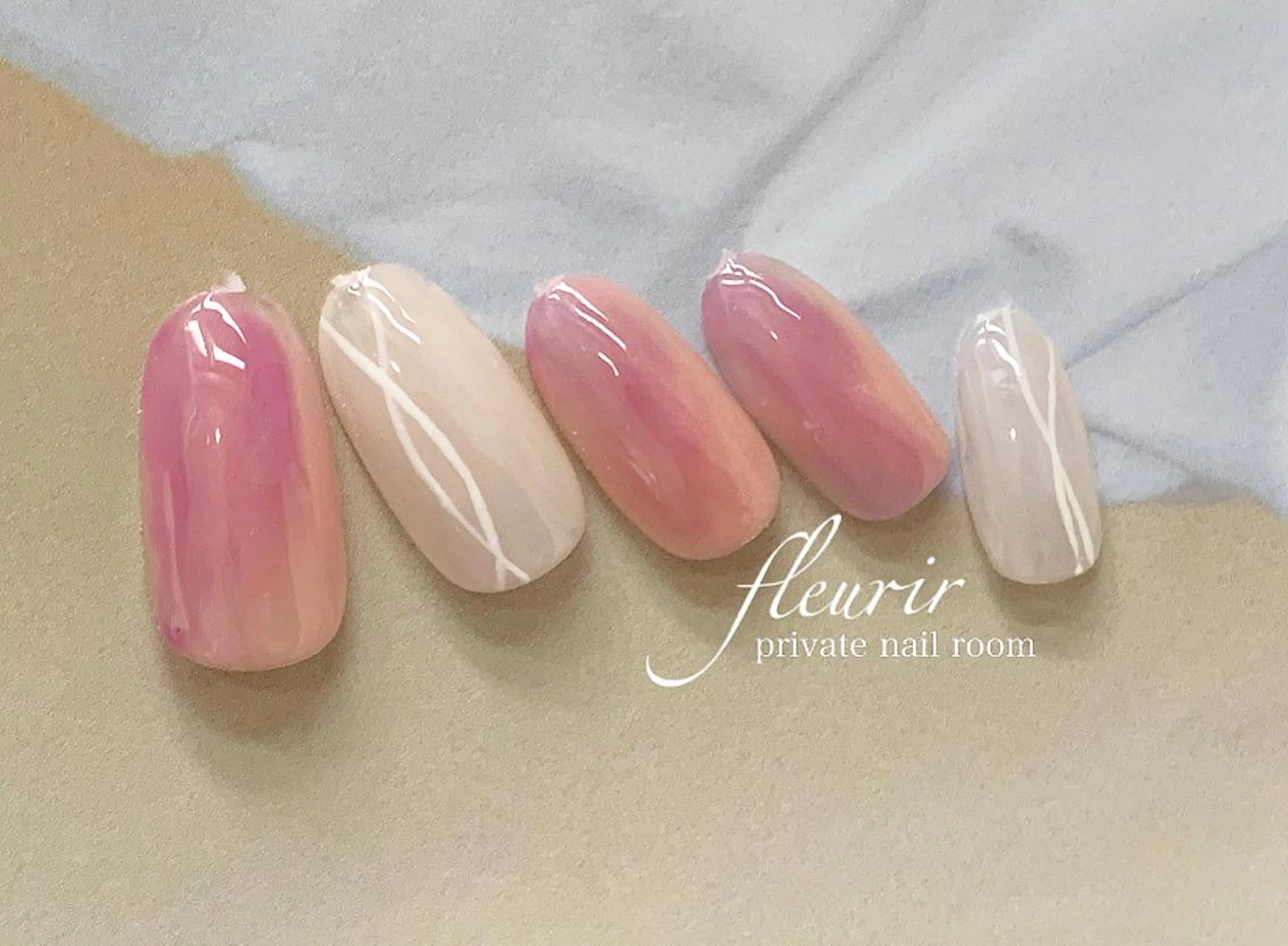 ネイル アートネイル 長さ出し ジェルネイル ハードジェル ラメ(グリッター) フルリール 【プライベートサロンのネイルデザイン