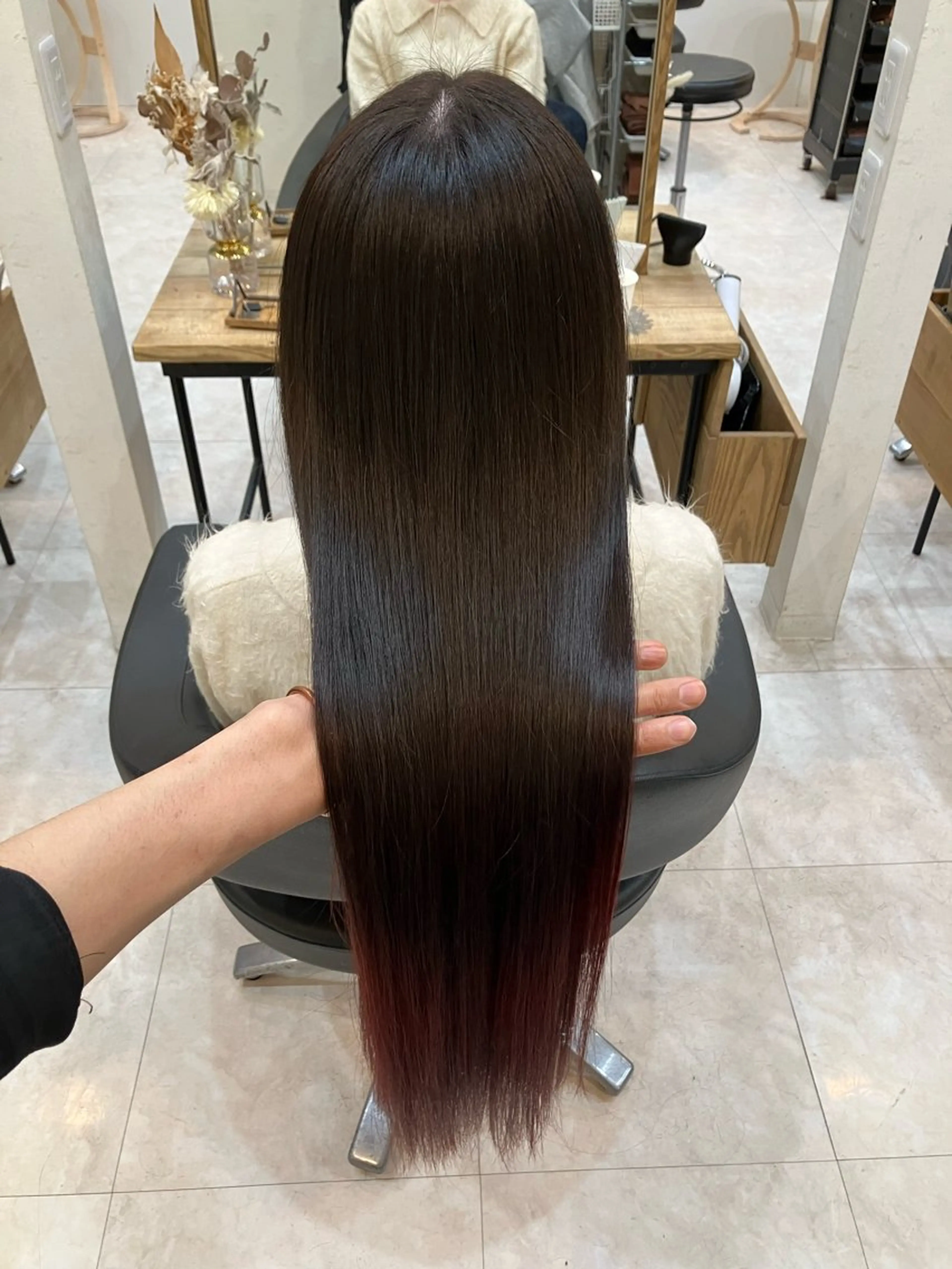 ロング 青野 銀河のヘアスタイル