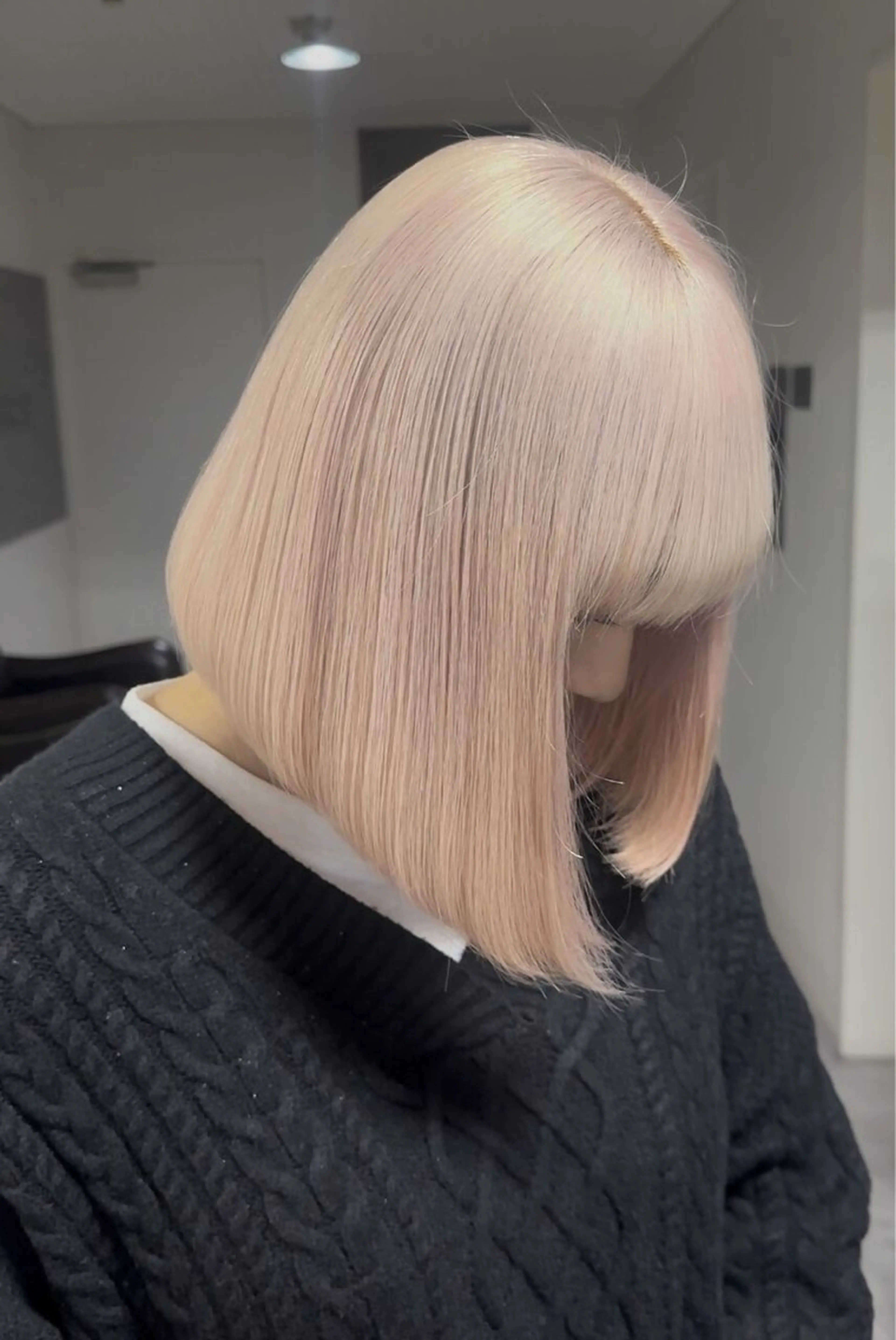 ショート カット トリートメント Maison髪質改善 レイヤー/三宮のヘアスタイル