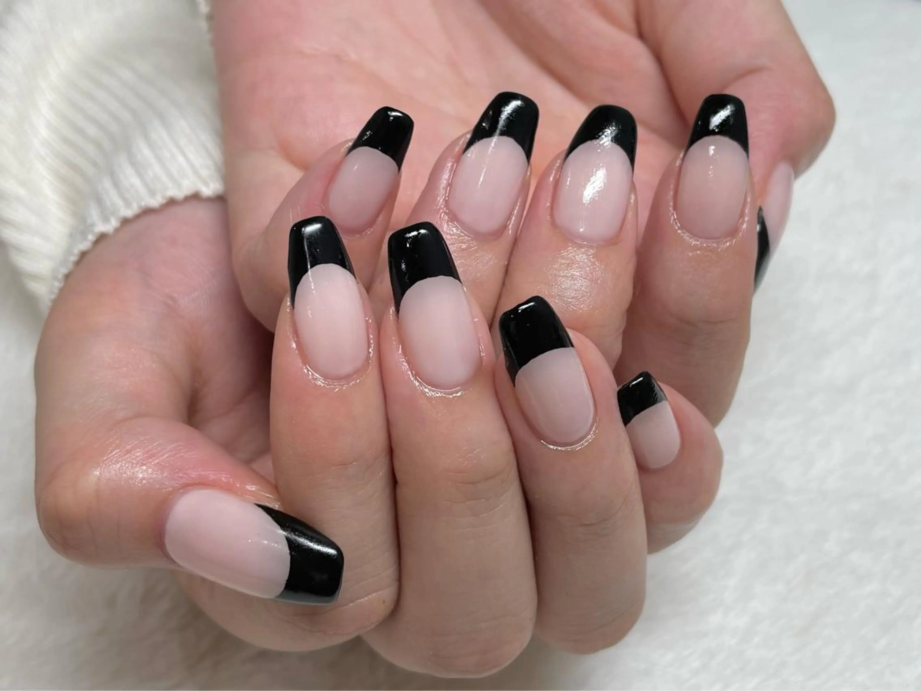 ネイル アイブロウ 眉カラー フレンチネイル riri-nail Rie Endoのネイルデザイン