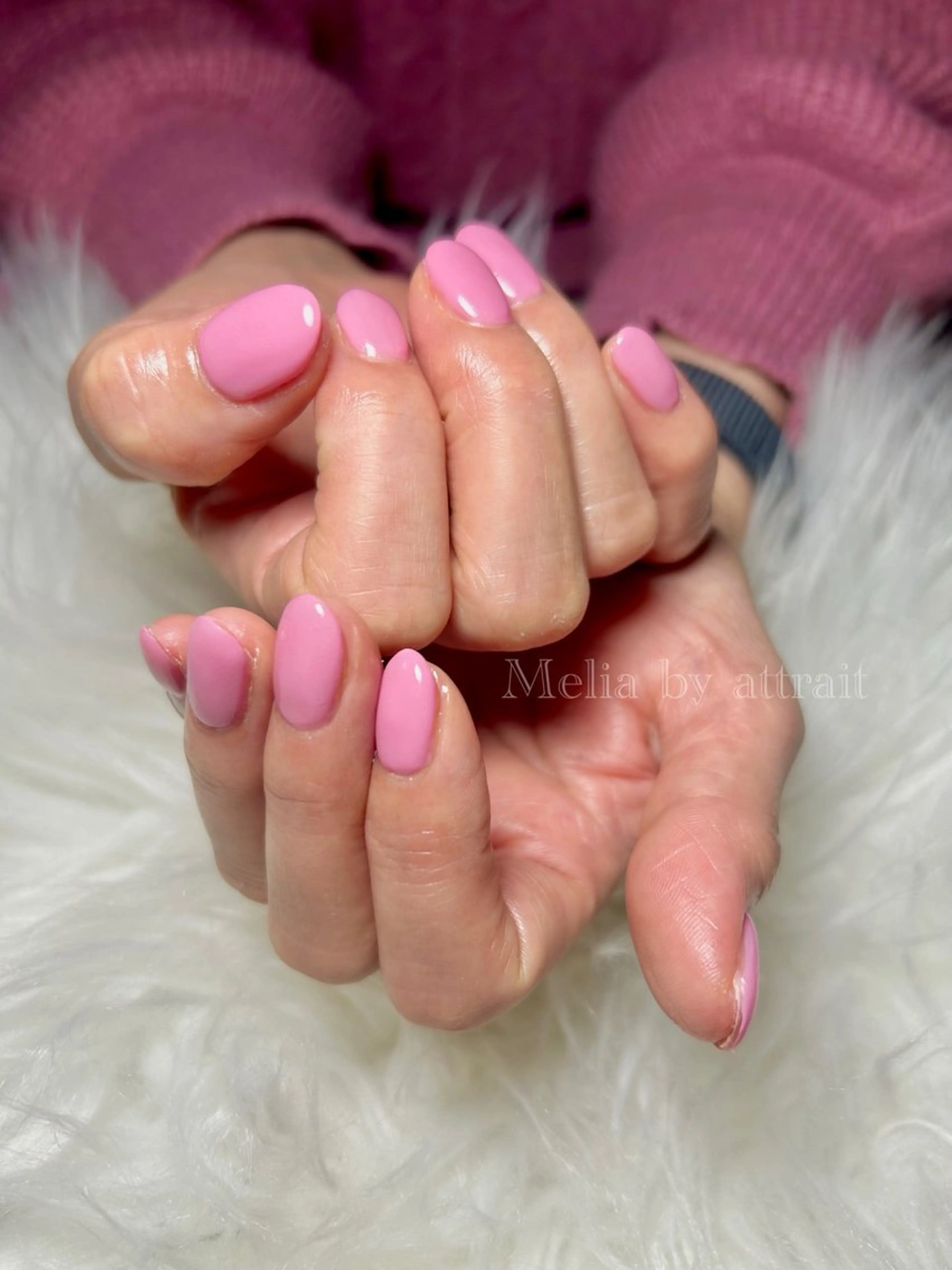 ネイル Melia by attrait🌿杏のネイルデザイン